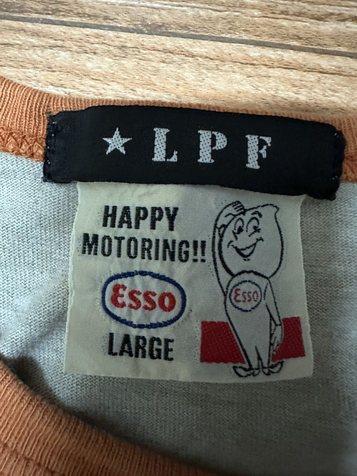Vintage ESSO Ring T-Shirt Size US L / EU 52-54 / 3 - 3 Thumbnail