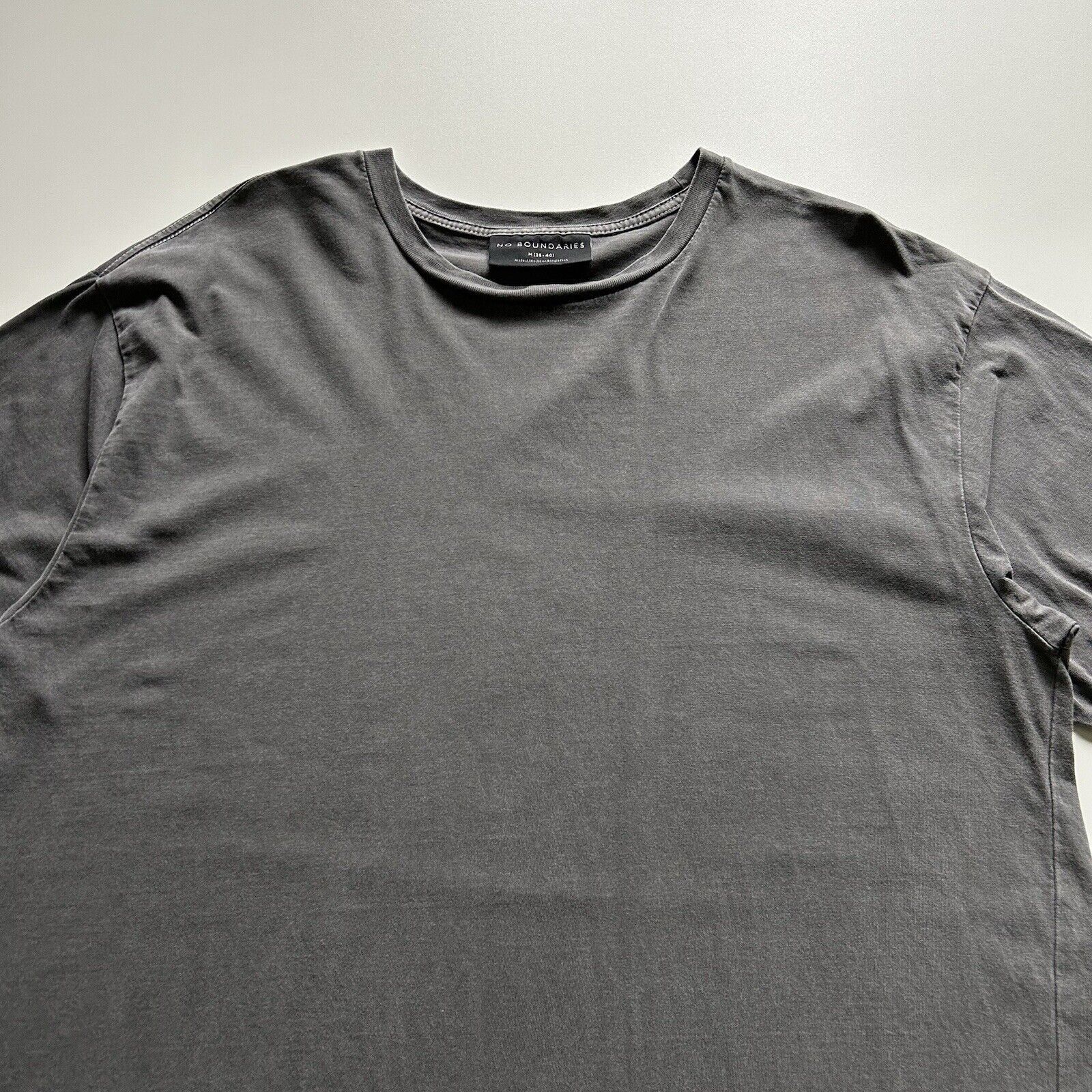 Vintage Vintage Y2K Faded Blank Charcoal Gray Basic T Shirt XL Rare Size US XL / EU 56 / 4 - 2 Thumbnail