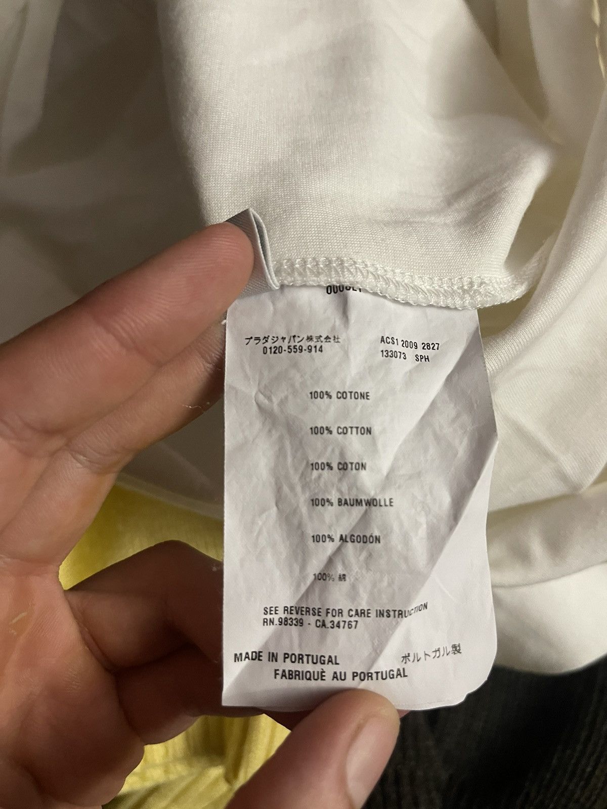 Prada Prada white tab patch logo dress Size M / US 6-8 / IT 42-44 - 10 Thumbnail