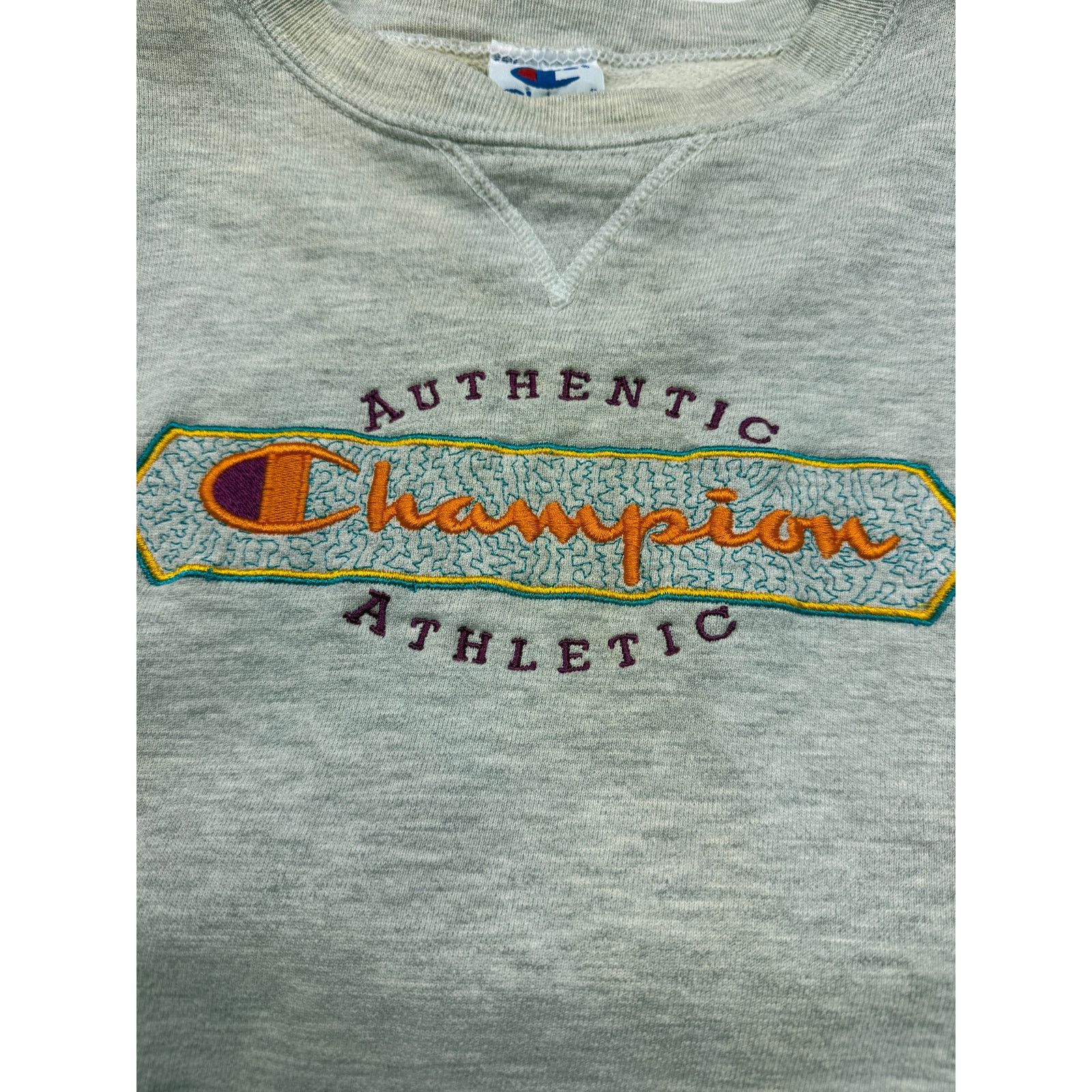 Vintage Vintage 90s Champion Sweatshirt Size XL Heather Gray Size US XL / EU 56 / 4 - 5 Thumbnail