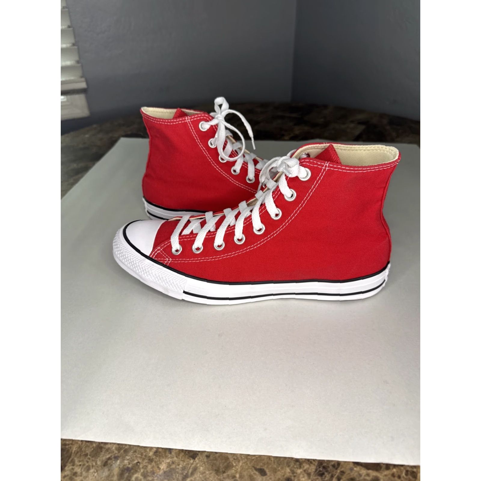 Converse Converse All Star High Hi-Top Red Men’s 9 Sneakers Shoes Shoes Sneakers Stars Mens High Top Red Size US M / EU 48-50 / 2 - 3 Thumbnail