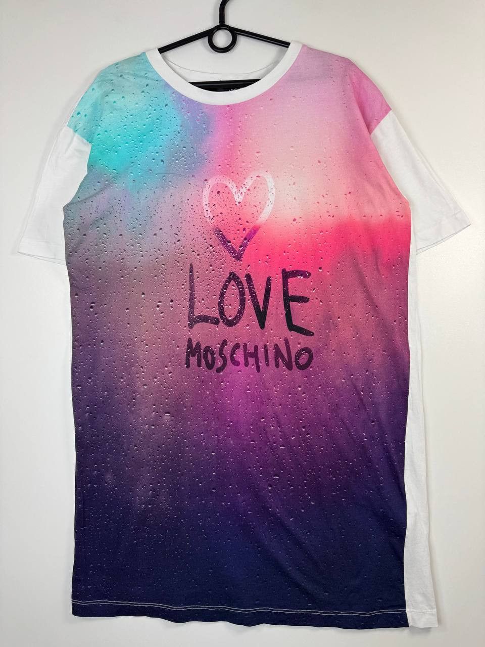 Moschino Love Moschino Gradient Graphic T-shirt Dress Womens Size XL Size XL / US 12-14 / IT 48-50 - 1 Thumbnail