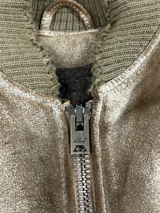 Giorgio Brato 2000s Giorgio Brato Beige Suede Washed Bomber Jacket Size S / US 4 / IT 40 - 9 Thumbnail