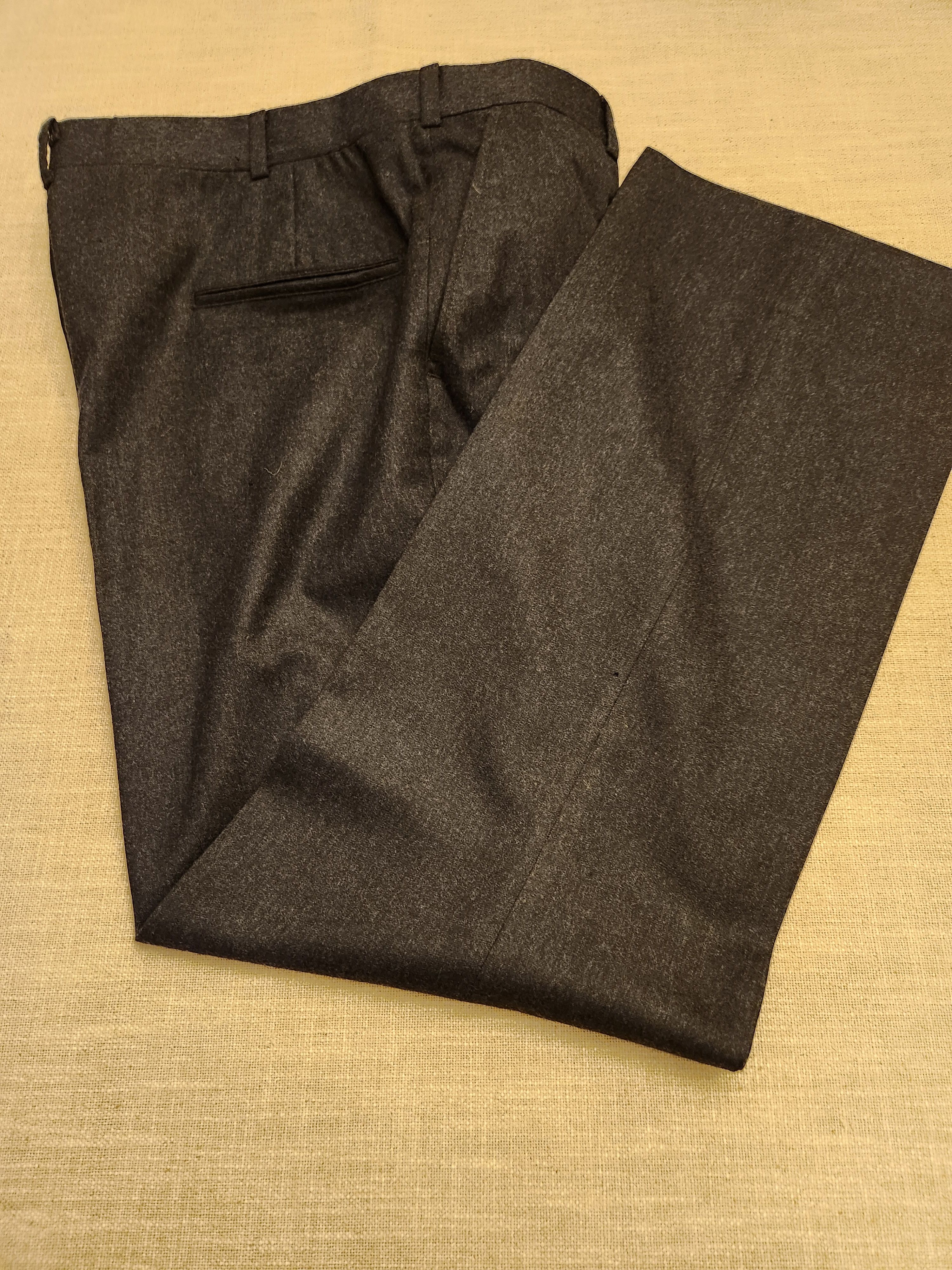 Dillard's × Vintage Vintage 60's Dillard's Arthur Winer Mod Flat Front Pants Size US 36 / EU 52 - 3 Thumbnail