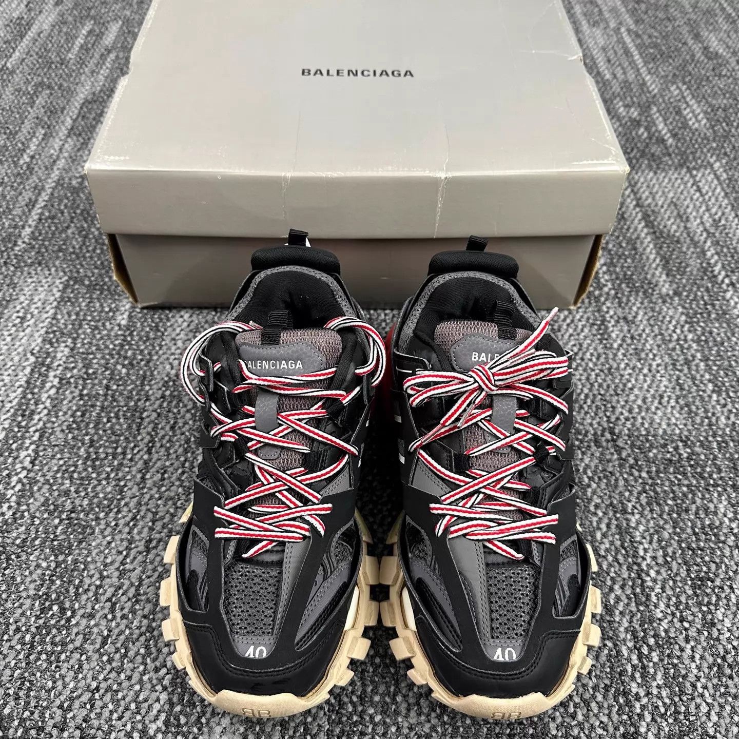Balenciaga Balenciaga Track 1.0 Black/Red 40 (Excellent Condition) Size US 7 / EU 40 - 2 Thumbnail