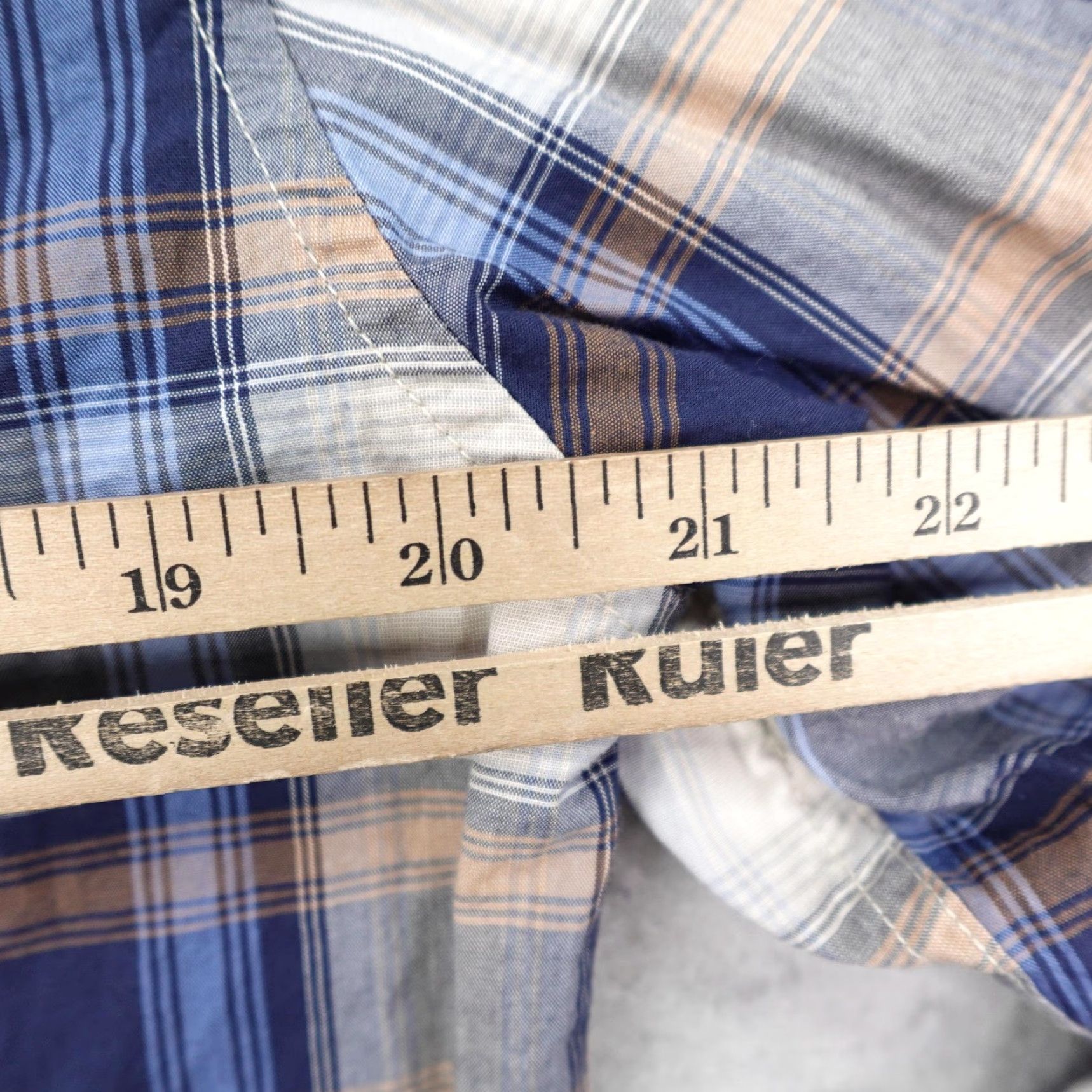 Pendleton Pendleton Shirt Men Medium Blue White Plaid Western Pearl Snap Rodeo Long Sleeve Size US M / EU 48-50 / 2 - 5 Thumbnail