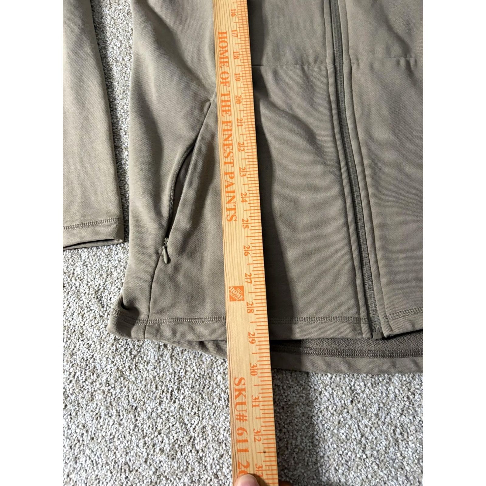 Gymshark Gymshark Hoodie Mens M Beige Full Zip Athletic Sweatshirt Hoodie Pockets Logo Size US M / EU 48-50 / 2 - 2 Thumbnail