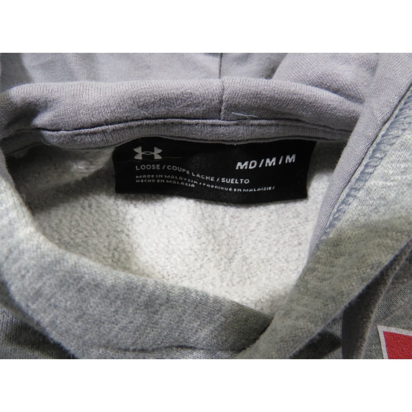 Under Armour Under Armour Hoodie Mens M Freedom Gray Pullover Sock? Size US M / EU 48-50 / 2 - 6 Thumbnail