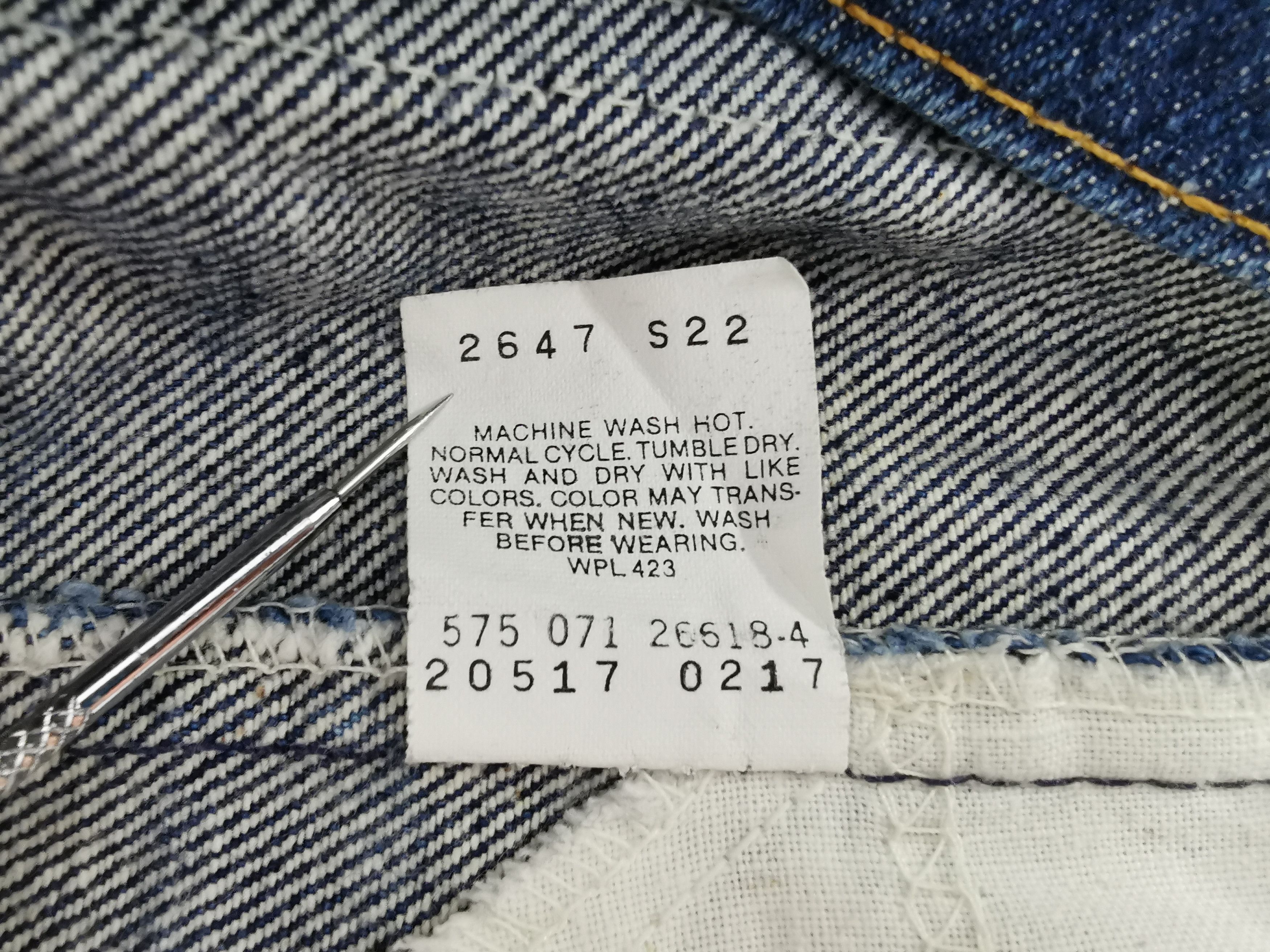 Levi's Vintage 90's Levis Lot 517 Orange Tab Denim Made In USA Size US 31 - 10 Thumbnail