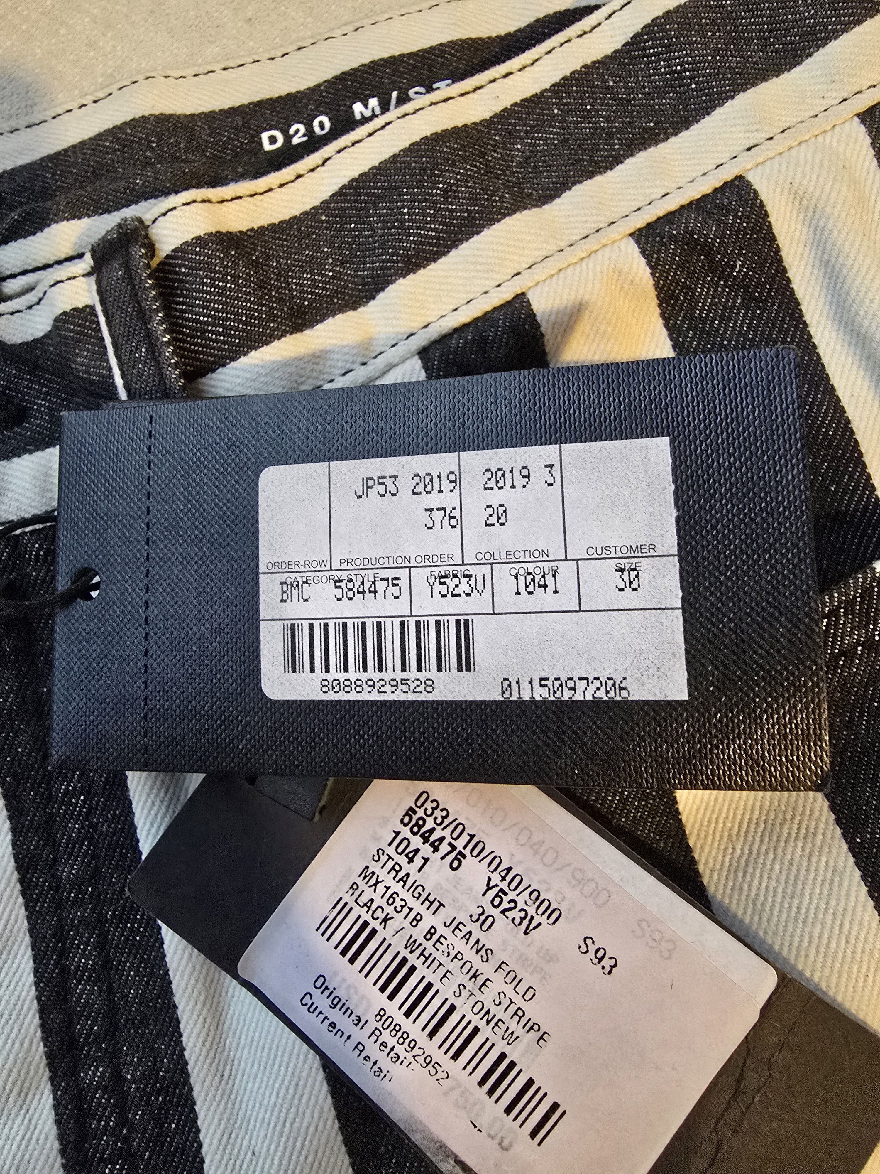 Saint Laurent Paris Saint Laurent striped prison pants brand new Size US 30 / EU 46 - 9 Thumbnail