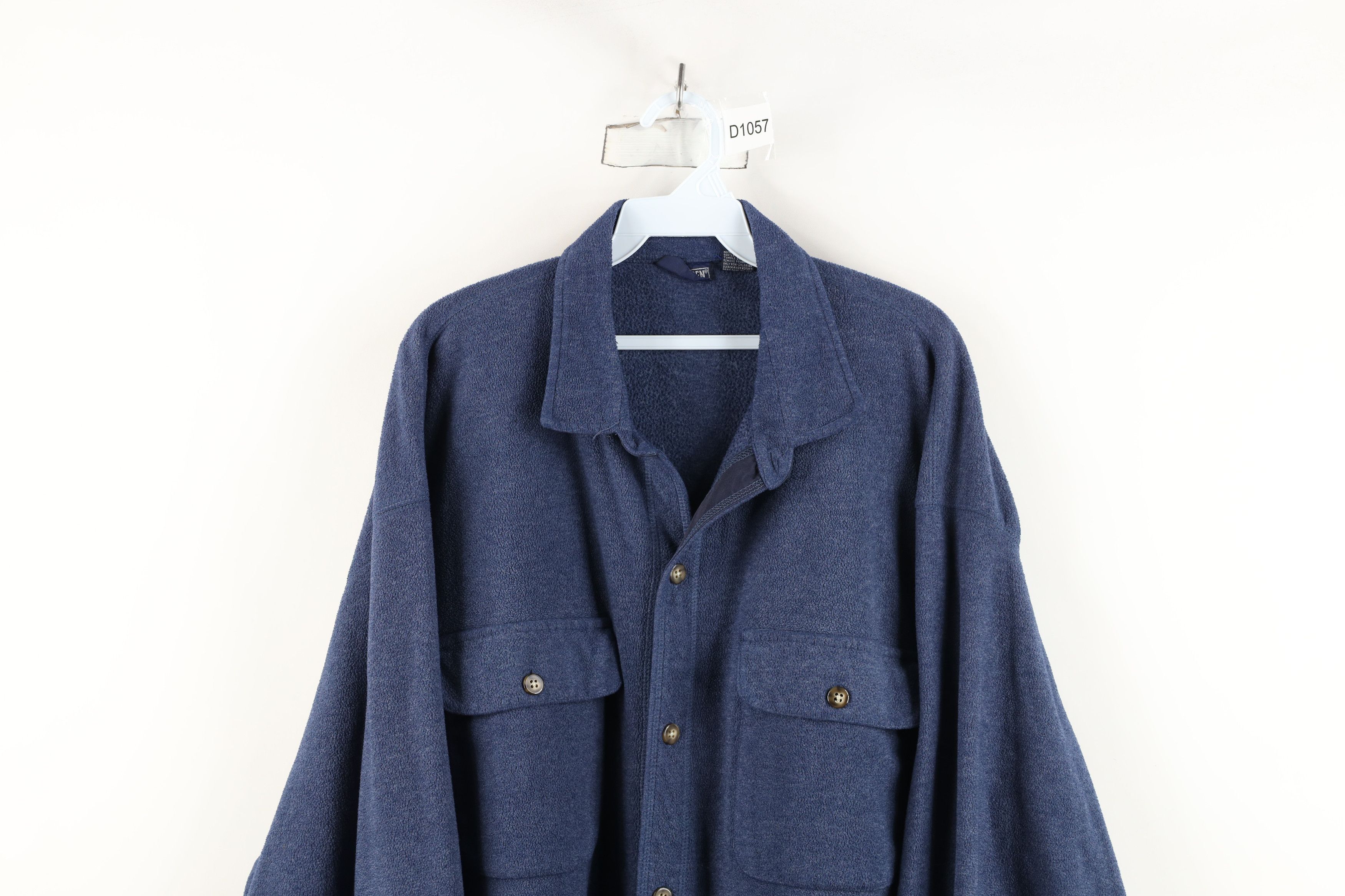 Vintage Vintage 90s Streetwear Button Shirt Jacket Jac Shirt Size US XL / EU 56 / 4 - 2 Thumbnail