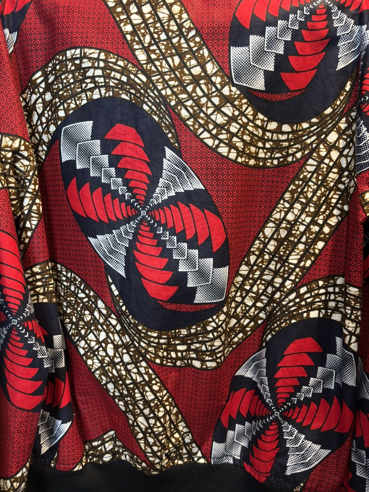Japanese Brand Japanese Red Patterned Bomber 🐲 Size US L / EU 52-54 / 3 - 3 Thumbnail