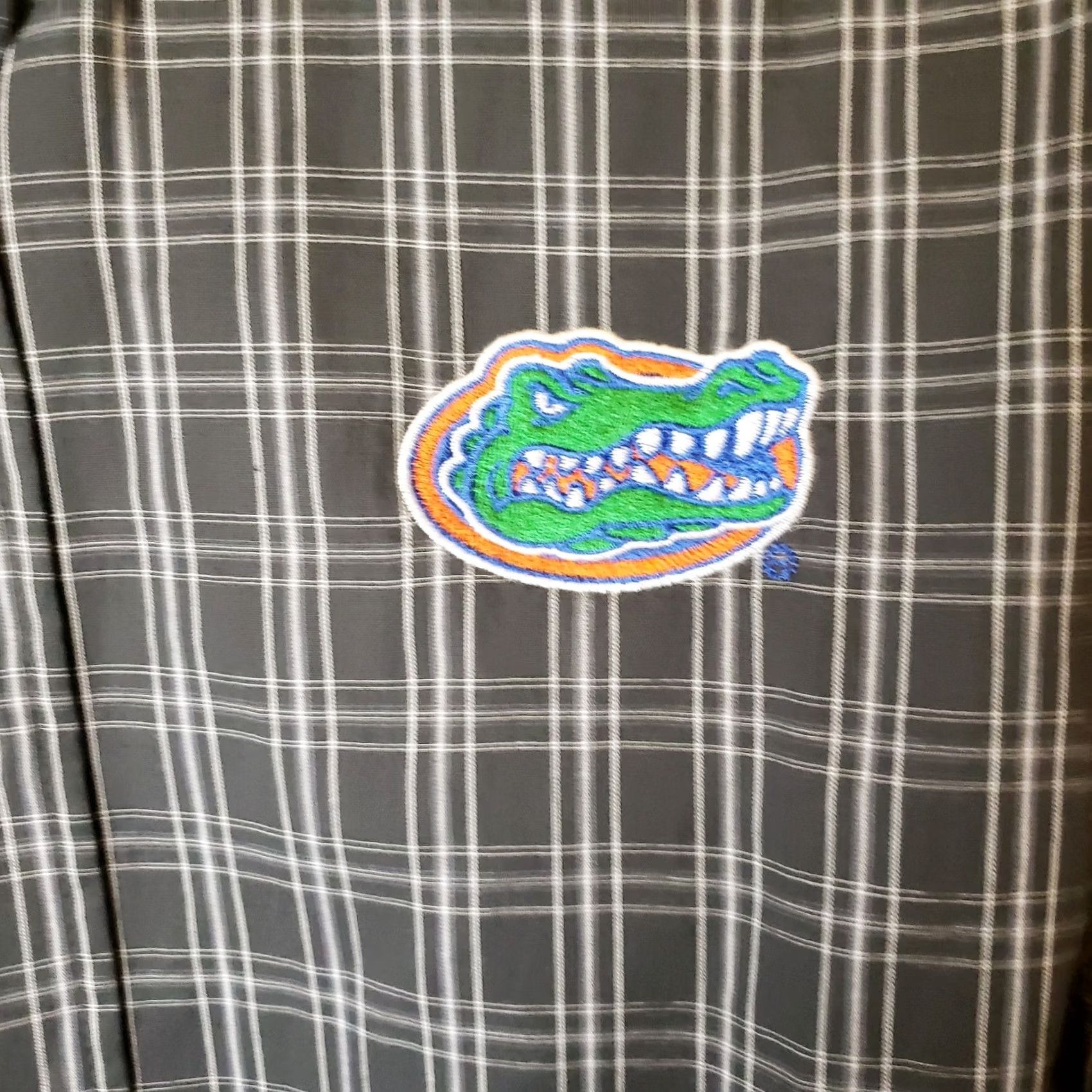 Vintage Proedge University Florida Gators Black White Plaid Button Up Shirt Men's M Long Sleeve Size US M / EU 48-50 / 2 - 5 Thumbnail