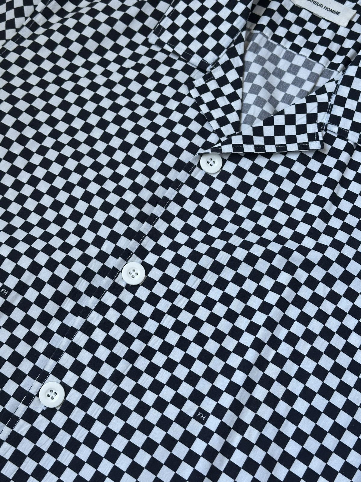 Other Flaneur Homme Men’s Button Down Checkered Shirt Size US L / EU 52-54 / 3 - 3 Thumbnail