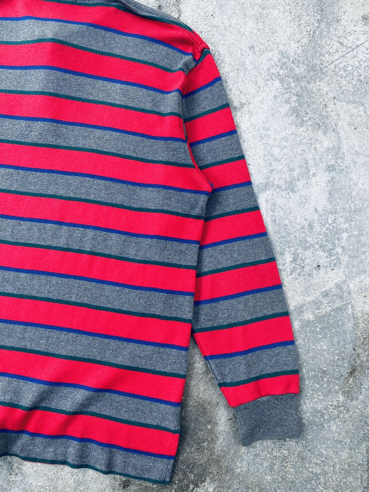 Yves Saint Laurent Vintage 80s Yves Saint Laurent Striped long Sleeve Size US XL / EU 56 / 4 - 13 Thumbnail