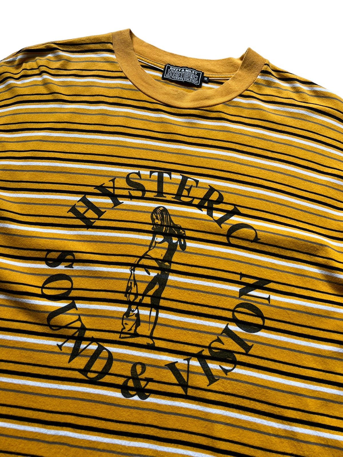 Hysteric Glamour Hysteric Glamour ‘Sound & Vision” Stripes Longsleeve Shirt Size US L / EU 52-54 / 3 - 3 Thumbnail