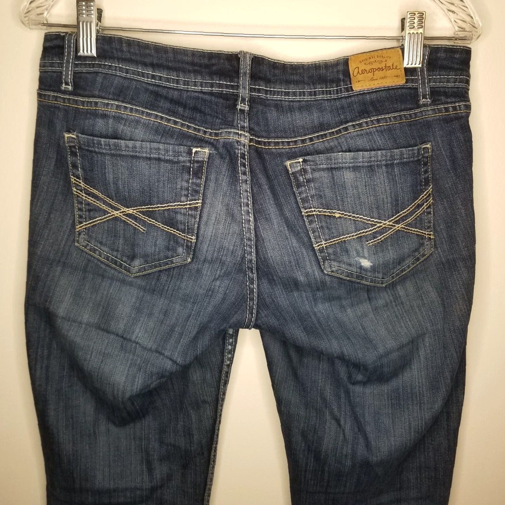 Vintage Aéropostale Jeans Bootcut Chelsea Women Size 7 Regular Blue 30" Inseam Women’s Jeans Size 28" / US 6 / IT 42 - 5 Thumbnail