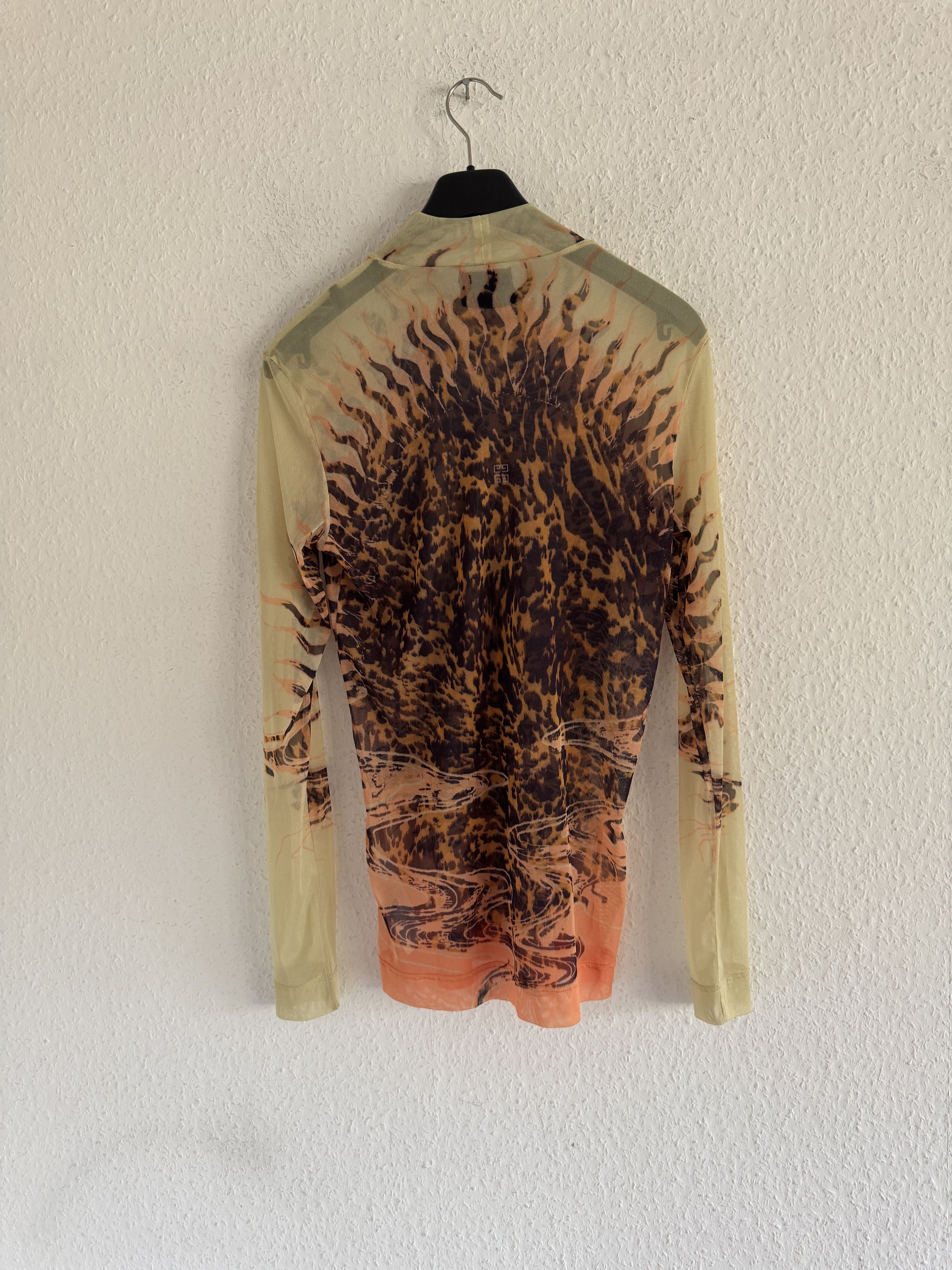 Givenchy Marble Sun Mesh Long Sleeve Top Size US XS / EU 42 / 0 - 8 Thumbnail