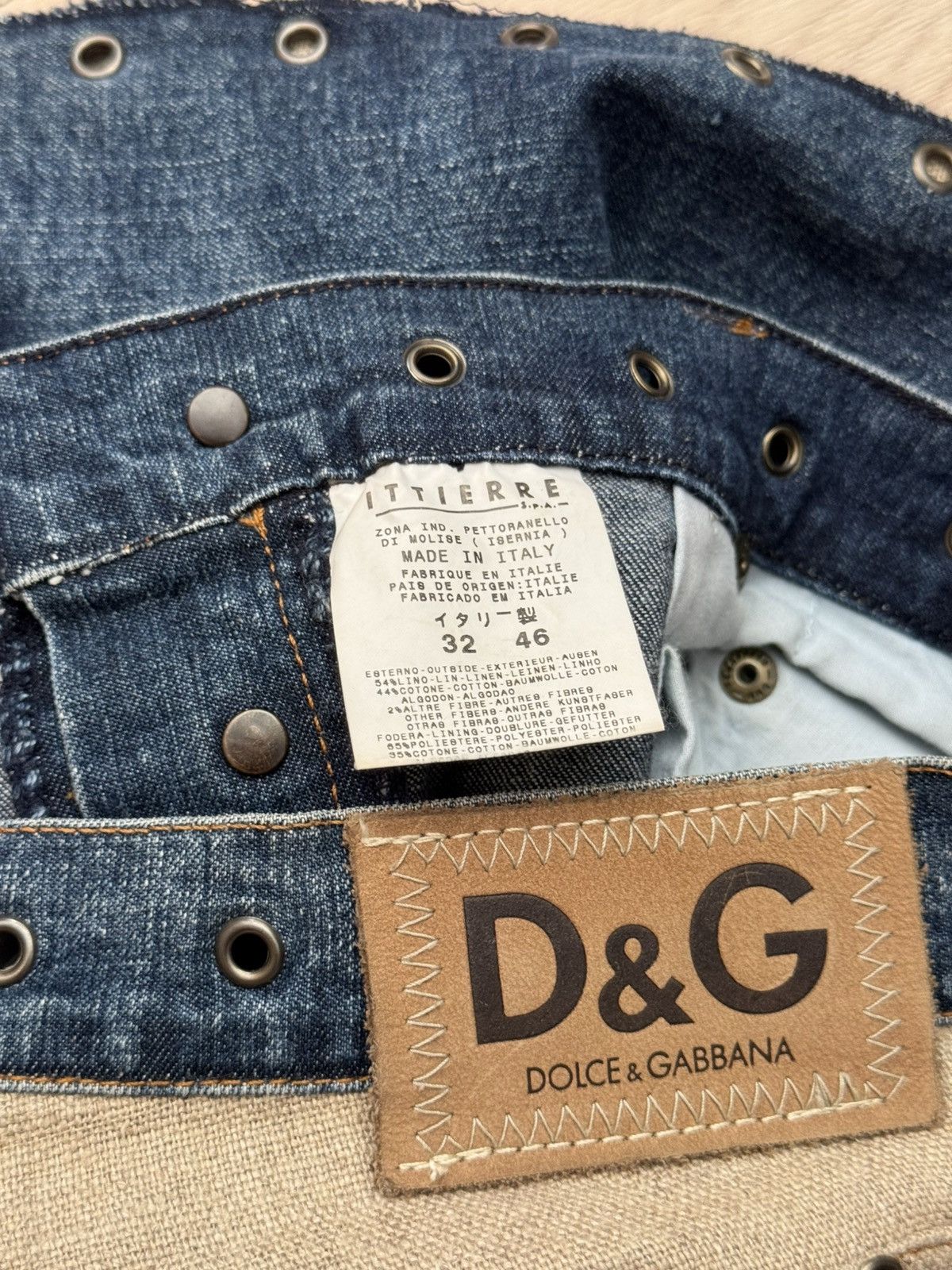 Dolce & Gabbana Vintage 00’s Dolce & Gabbana Avant Garde y2k Archival Pants Size 32" / US 10 / IT 46 - 7 Thumbnail