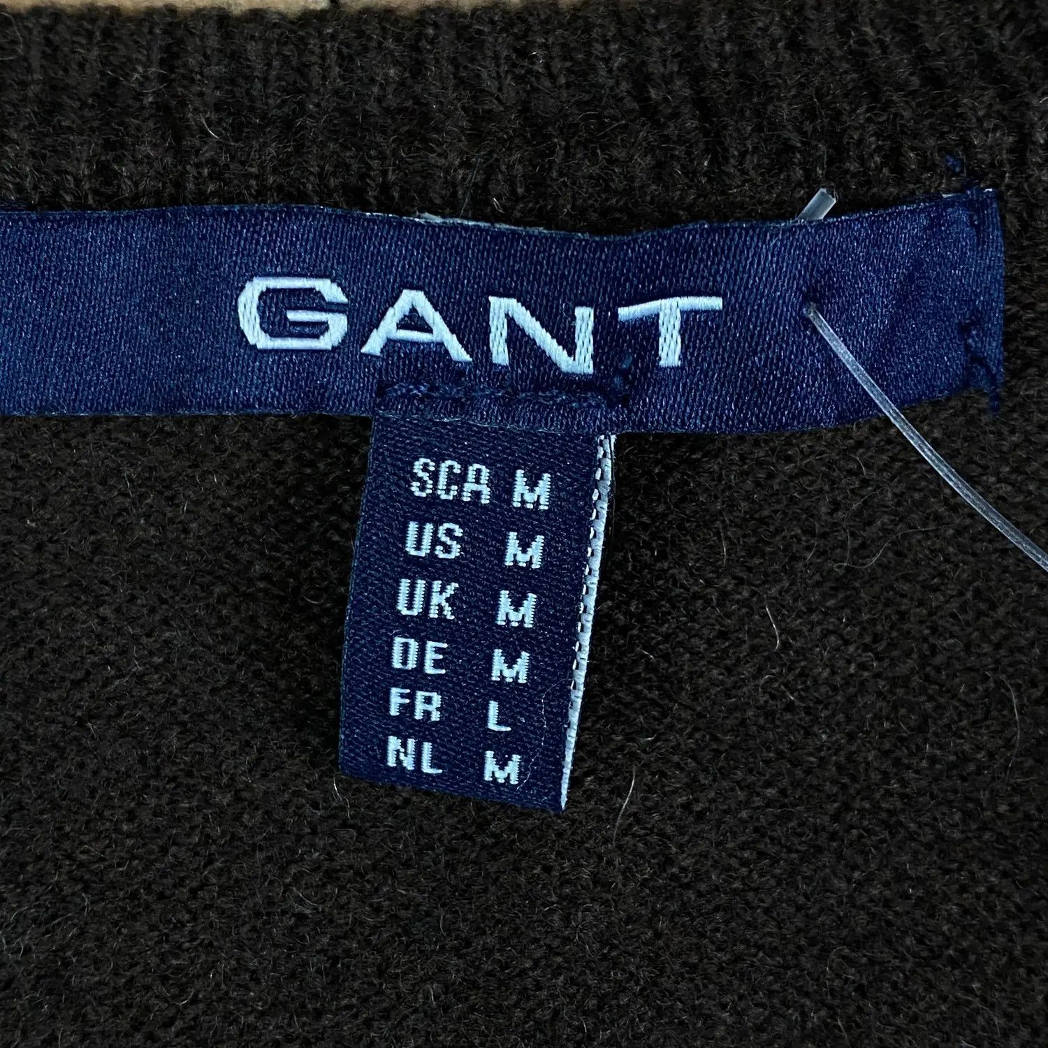 Gant Mens Jumper V Neck Gant Size M Wool Size US M / EU 48-50 / 2 - 4 Thumbnail