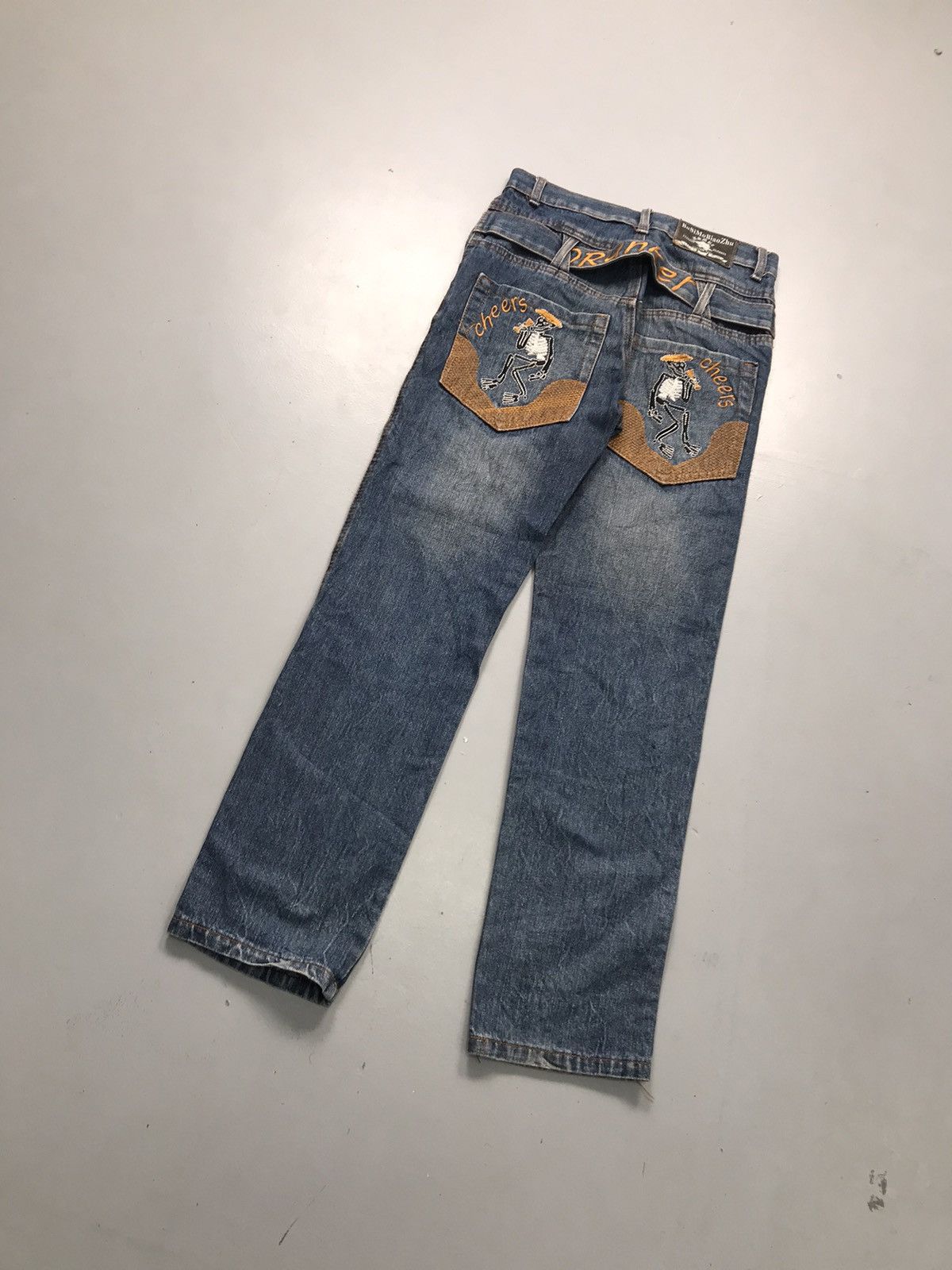 Southpole Vintage hiphop embroidered denim Size 28" / US 6 / IT 42 - 8 Thumbnail