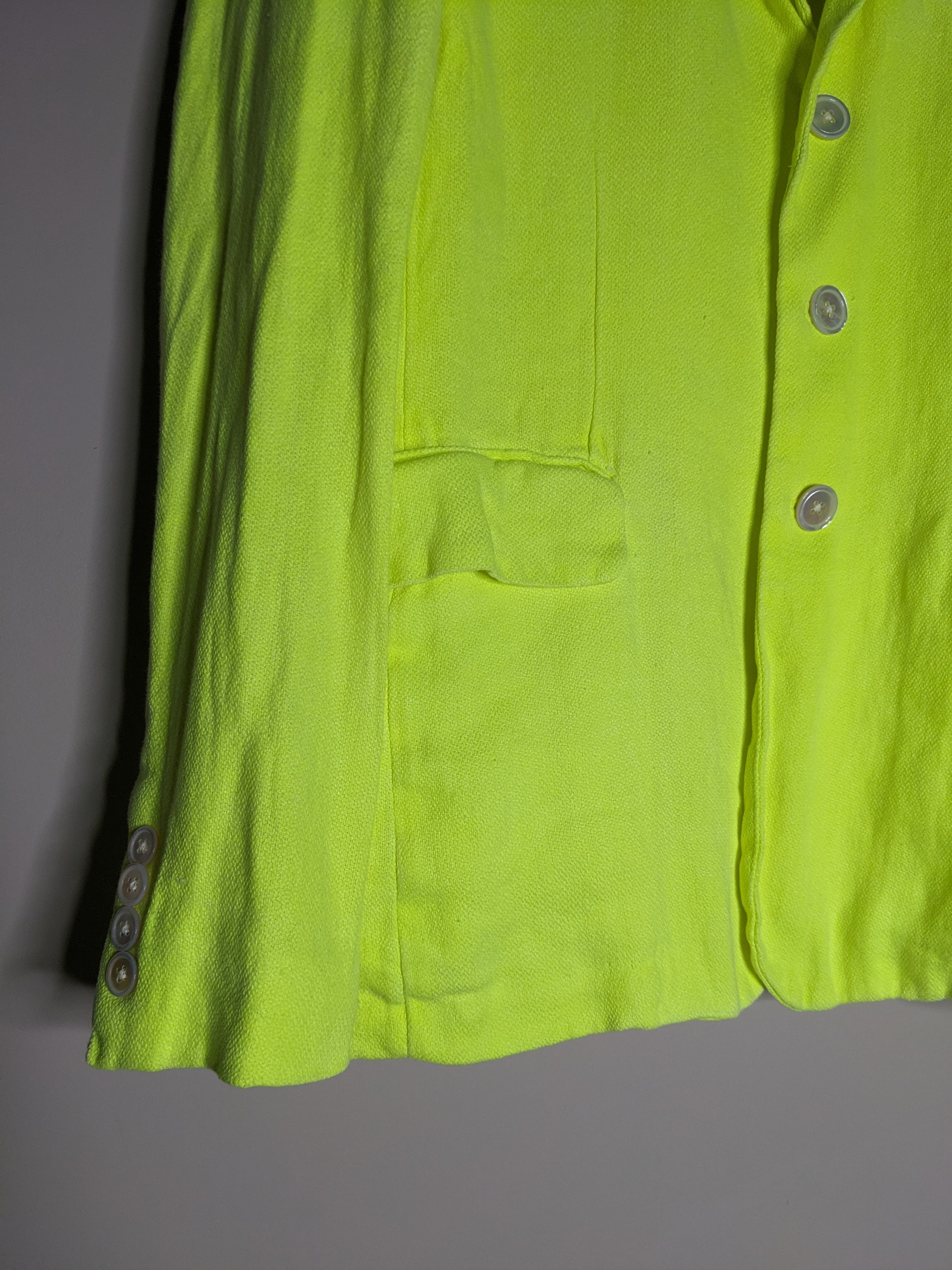Polo Ralph Lauren Polo Ralph Lauren Linen Blazer Jacket Size 8 Chartreuse Size M / US 6-8 / IT 42-44 - 5 Thumbnail