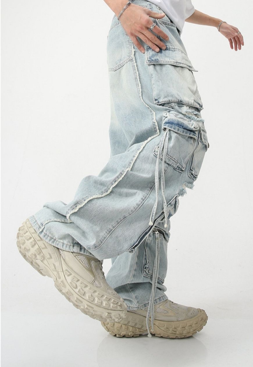 Other Women's Pocket Destroyed Cargo Jeans Size 25" / US 0 / IT 36 - 5 Thumbnail
