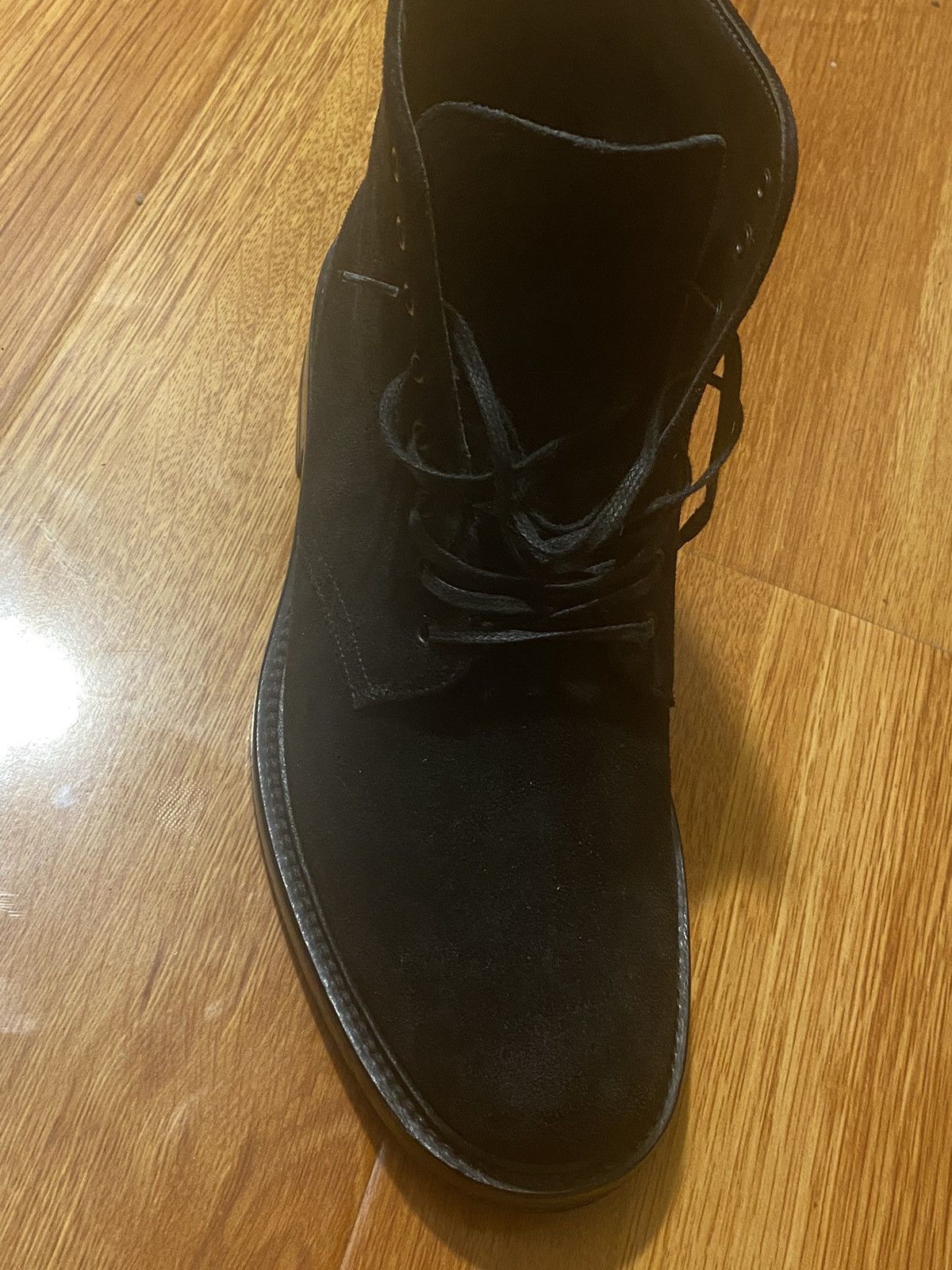 Saint Laurent Paris Black Suede Lace-Up Saint Laurent Boots Size US 8 / EU 41 - 6 Thumbnail
