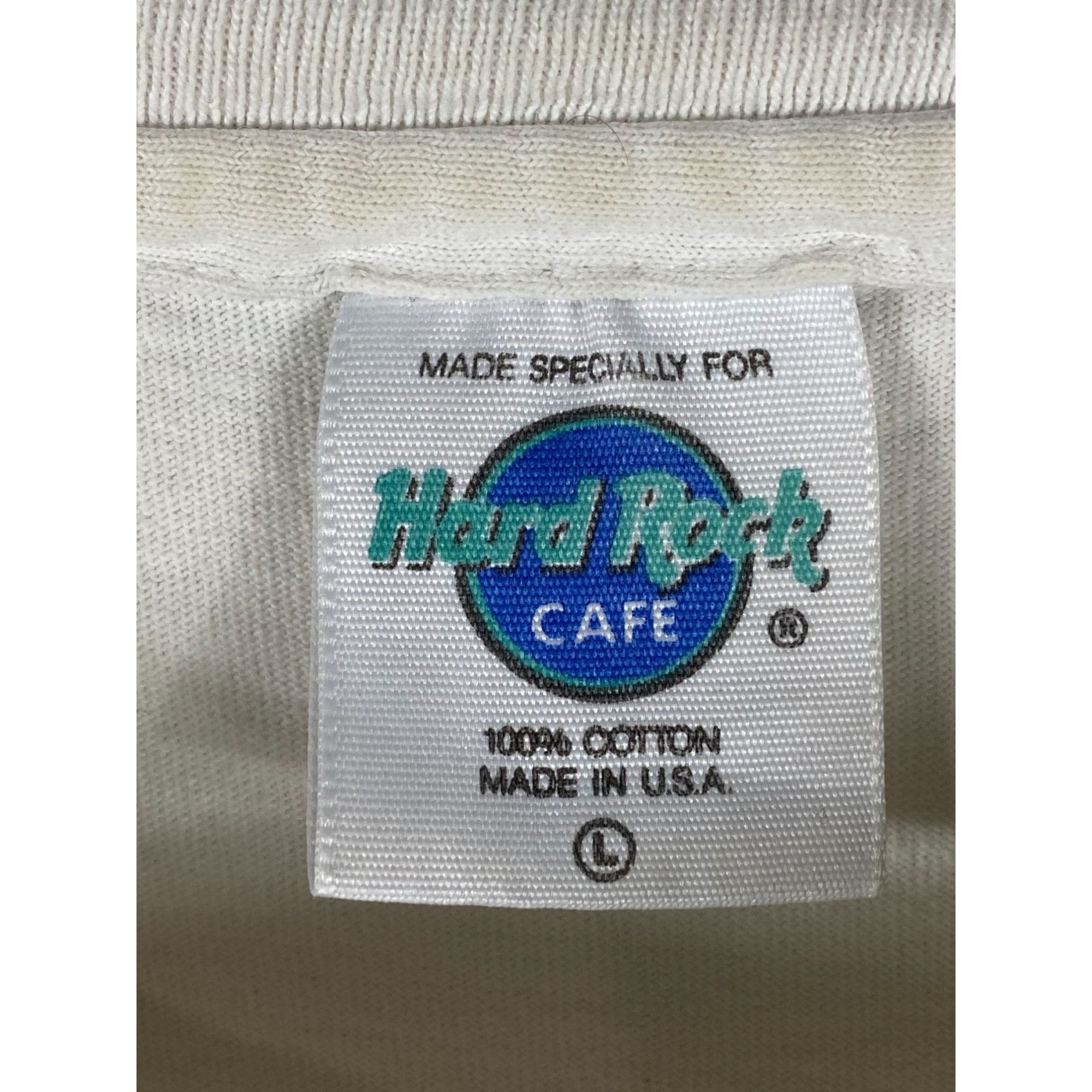 Hard Rock Cafe Vintage Hard Rock Cafe Maui Tee Shirt White L Single Stitch Size L / US 10 / IT 46 - 3 Thumbnail