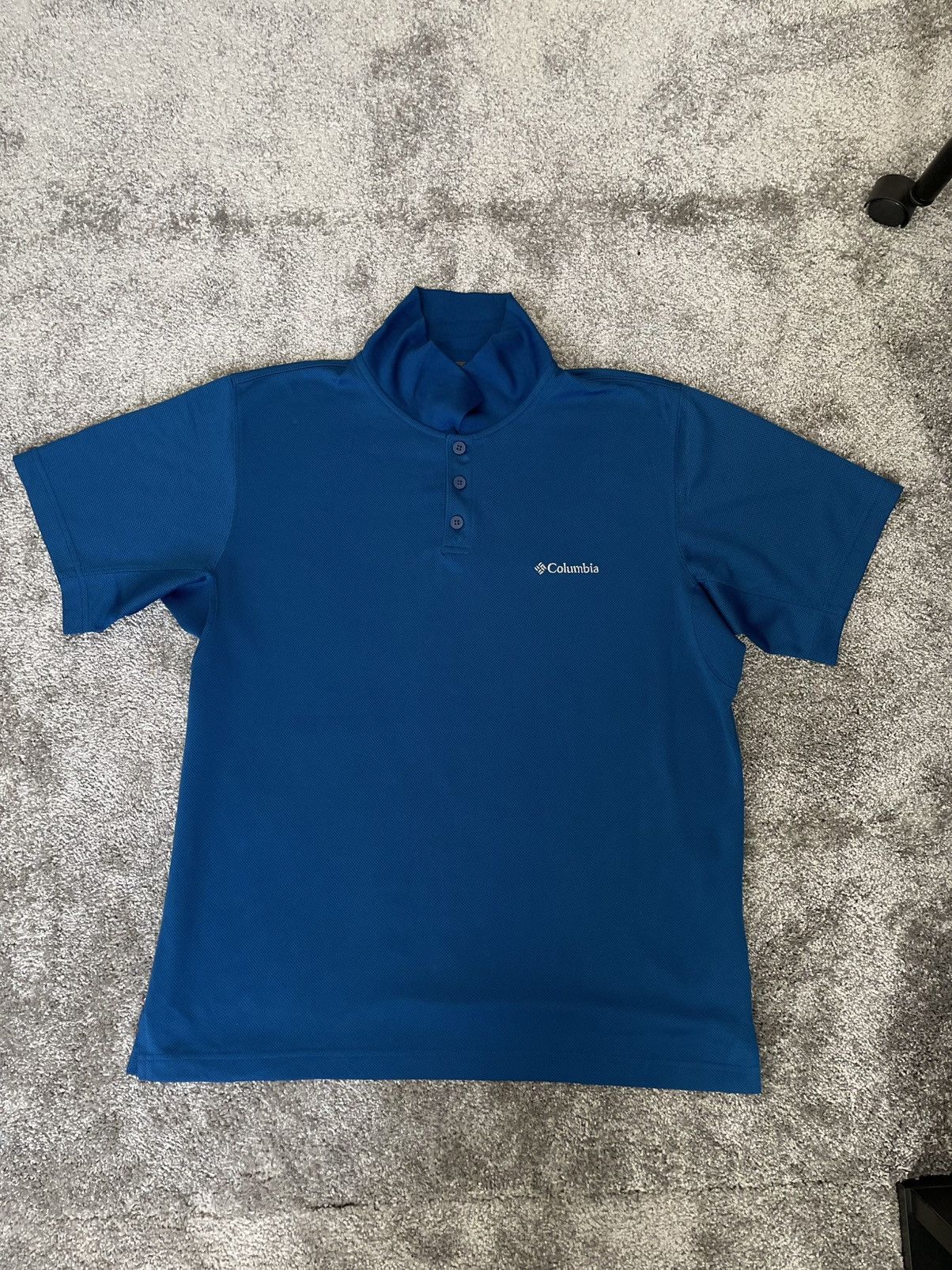 Columbia 🟦 Columbia – blue functional polo Size US L / EU 52-54 / 3 - 1 Thumbnail