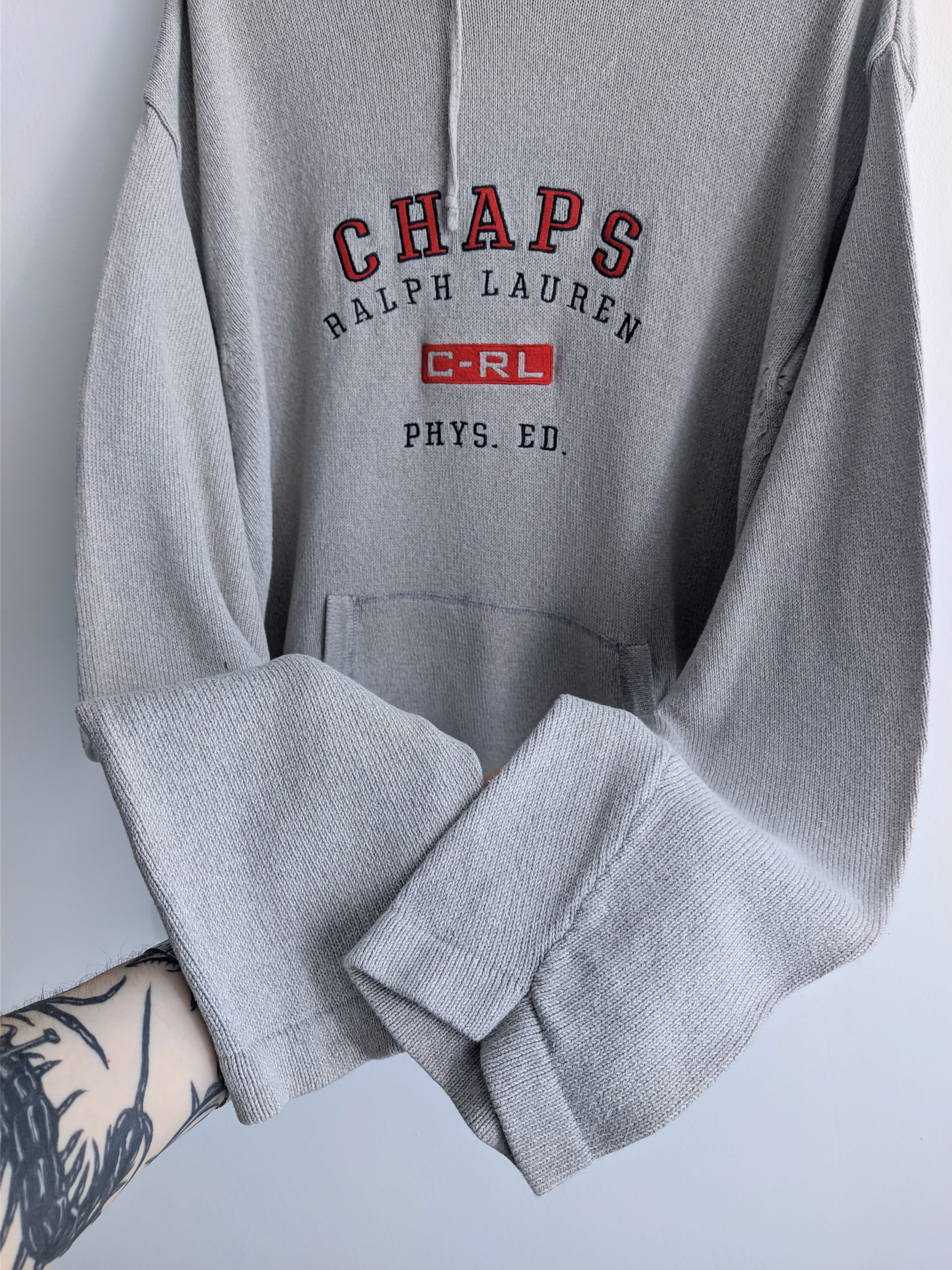 Polo Ralph Lauren Vintage Ralph Lauren hoodie knit big logo y2k Size US L / EU 52-54 / 3 - 6 Thumbnail