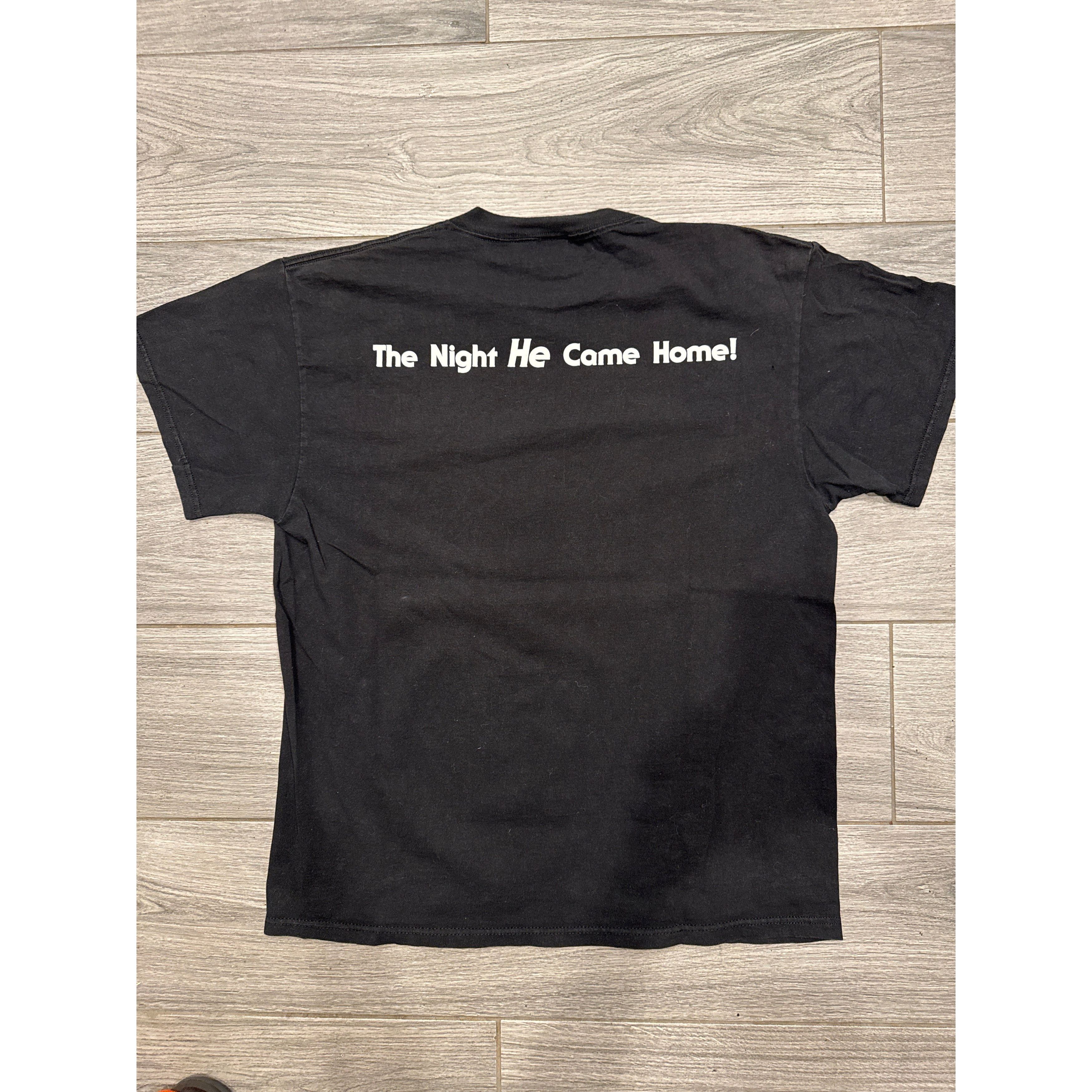 Other 90s Halloween Michael Myers Movie Promo Large Night Black T- Size US L / EU 52-54 / 3 - 3 Thumbnail