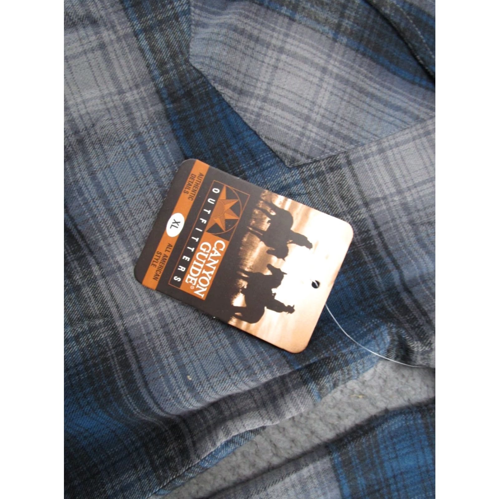 Vintage VINTAGE Canyon River Blues Western Shirt Mens XL Plaid Long Sleeve Pearl Snap Rodeo NEW Size US XL / EU 56 / 4 - 3 Thumbnail