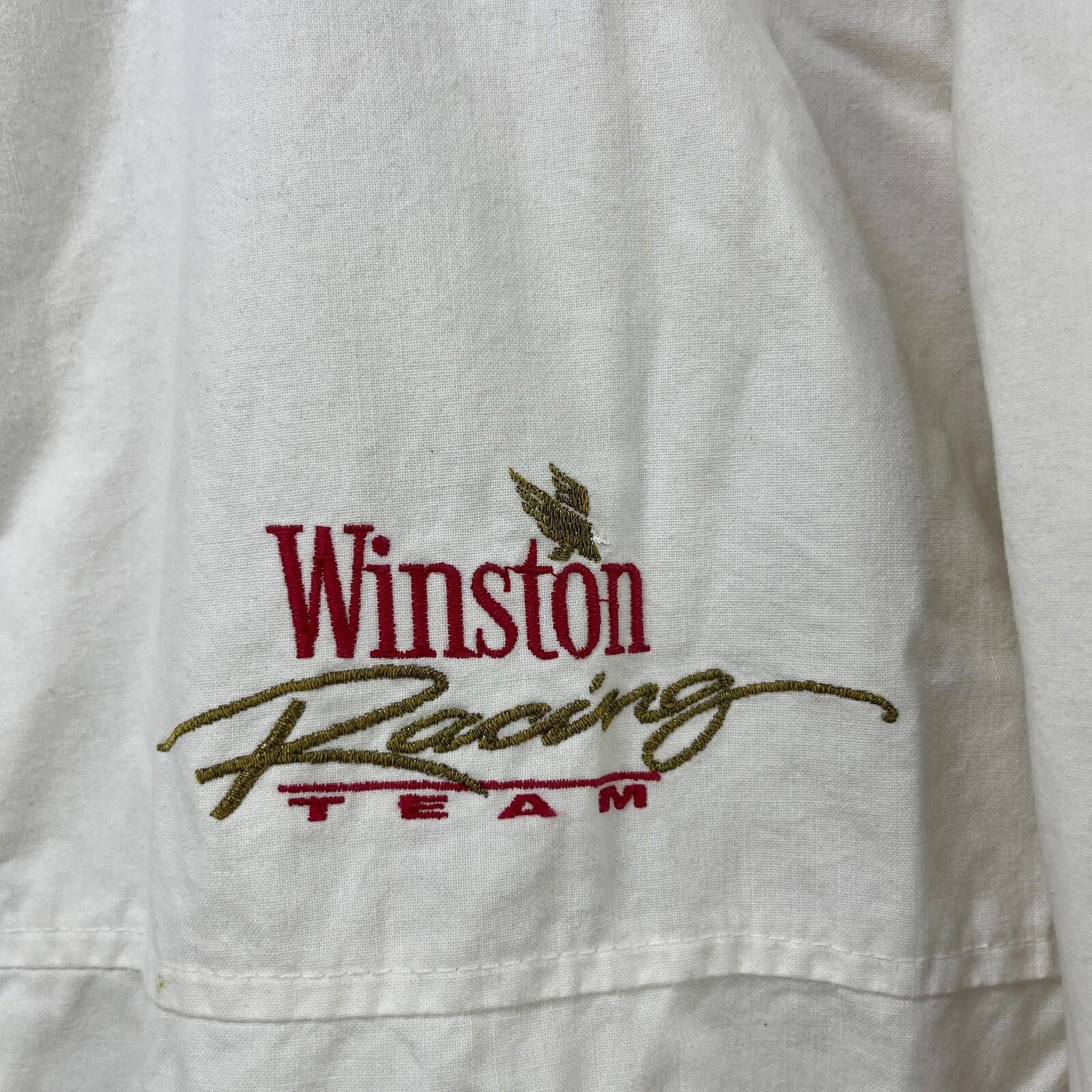 Swingster Vintage 90s Winston Racing Team Zip Up Jacket Large NASCAR Size ONE SIZE - 4 Thumbnail