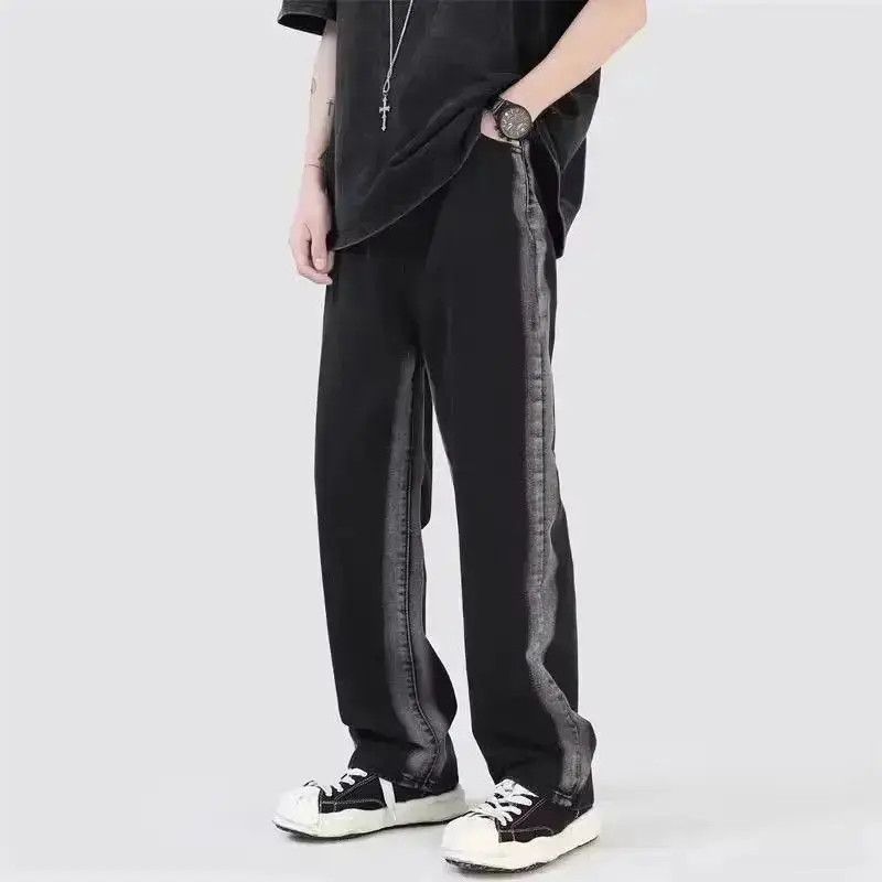 Japanese Brand Retro straight leg gradient jeans Size US 32 / EU 48 - 5 Thumbnail