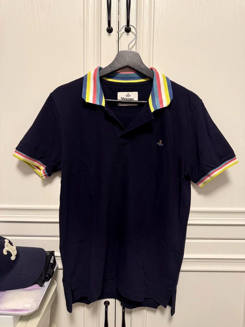 Vivienne Westwood vivienne westwood Blue and green colored striped collar Po Size S / US 4 / IT 40 - 1 Thumbnail