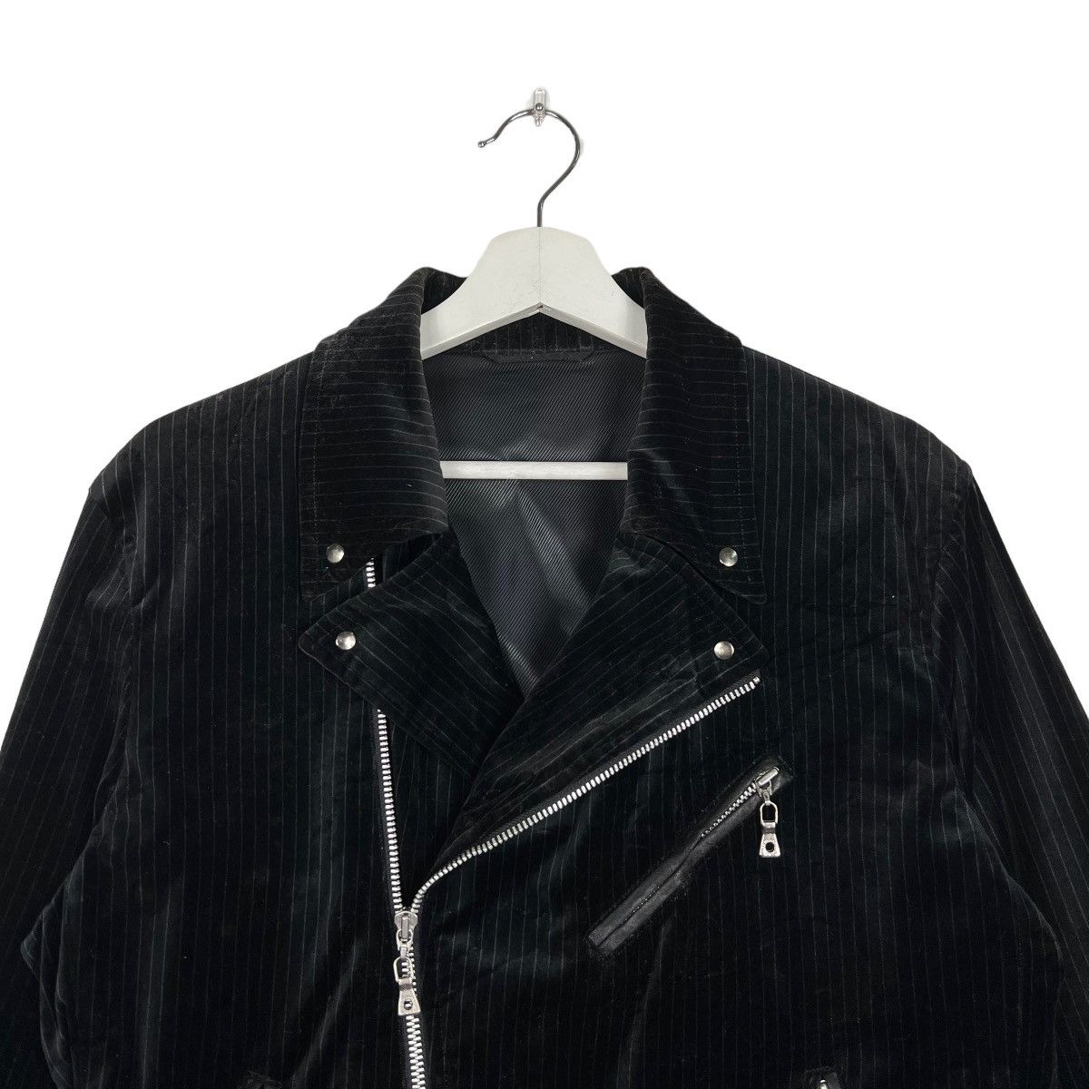 Japanese Brand × semanticdesign 🔥 SEMANTIC DESIGN DOUBLE COLAR BIKER MOTO JACKET Size US S / EU 44-46 / 1 - 3 Thumbnail