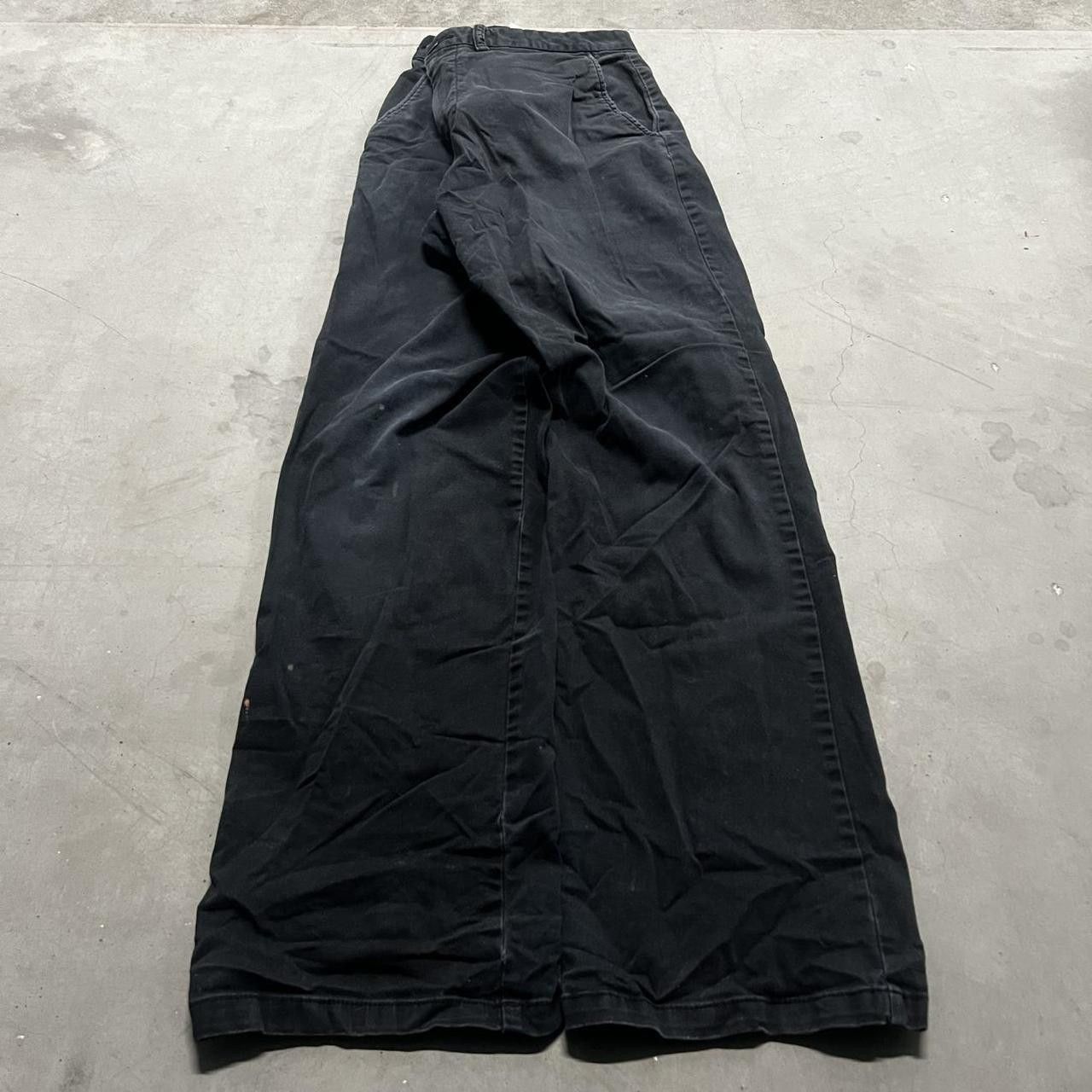 Vintage Crazy Vintage Y2K/2000s Baggy Ultimate Loose Black Trousers Pants! Size US 34 / EU 50 - 3 Thumbnail