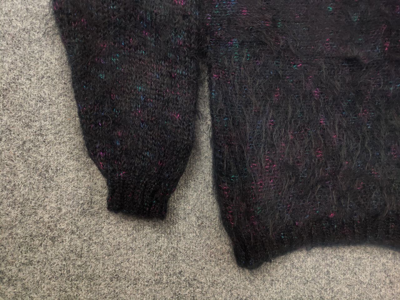 Vintage Noto Vintage 90's Fuzzy Mohair Hand Knit Oversized Sweater Size M / US 6-8 / IT 42-44 - 6 Thumbnail