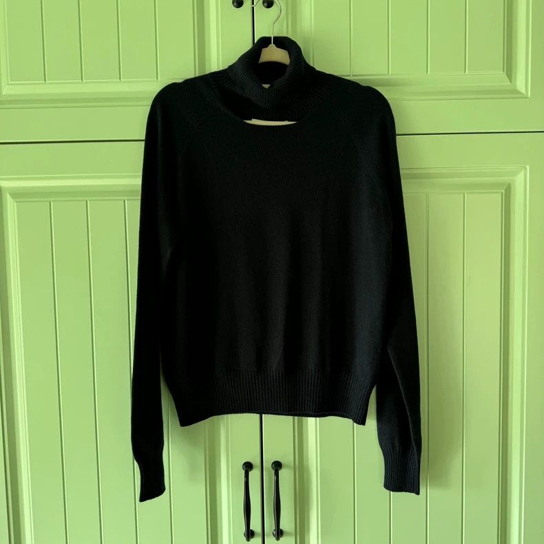 Maison Margiela Maison Margiela Black turtleneck sweater 2501-Nextarrow Size US M / EU 48-50 / 2 - 1 Thumbnail