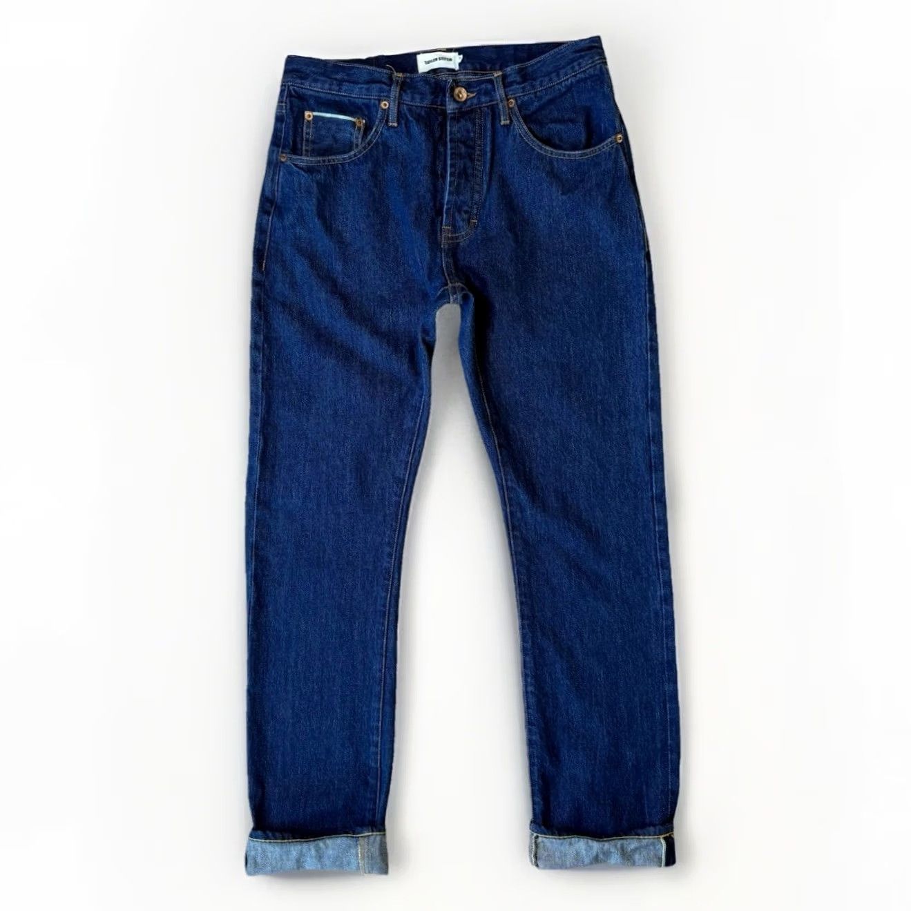 Taylor Stitch Taylor Stitch Jeans Slim Blue Dark Wash 30 Denim Button 5-Pocket Regular Mens Slim Straight Vintage No Size US 30 / EU 46 - 2 Thumbnail