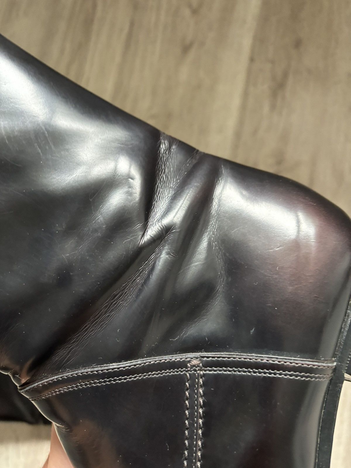 Bally Bally Albers Leather Ankle Boots Side Zip Black Bordeaux Size US 9.5 / EU 42-43 - 9 Thumbnail