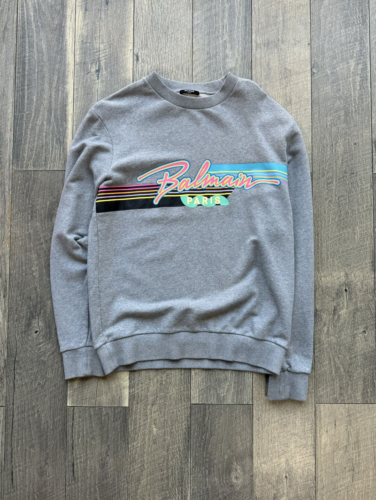 Balmain Balmain Paris Logo Crewneck Sweatshirt - Large Size US L / EU 52-54 / 3 - 1 Thumbnail