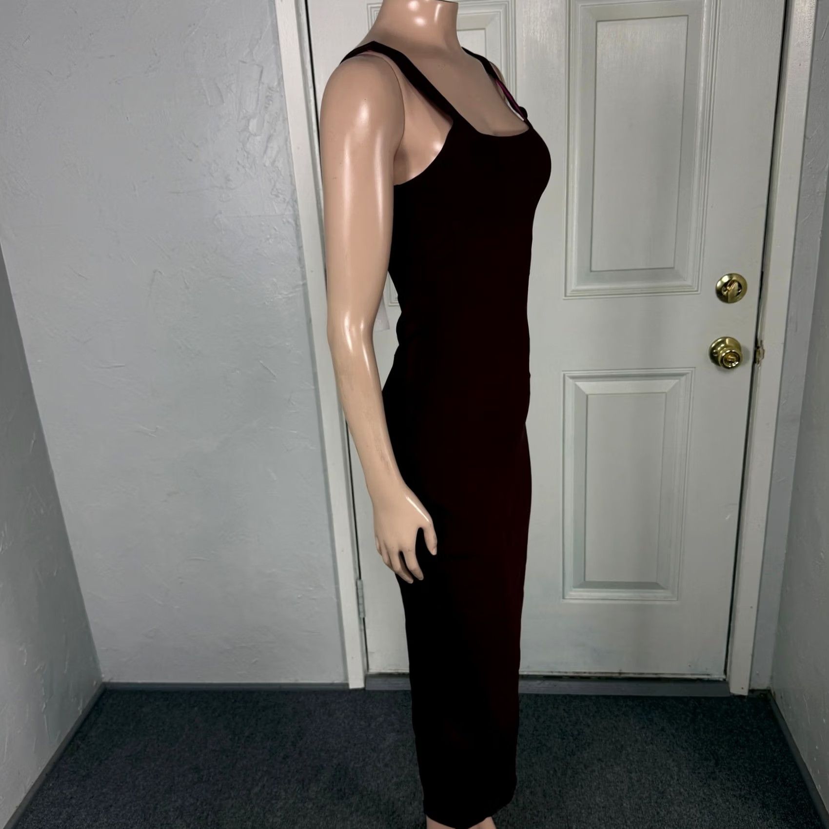 Cos COS Dress Womens S Purple NEW Women Knitted Tube Bodycon Burgundy Sleeveless Size S / US 4 / IT 40 - 6 Thumbnail