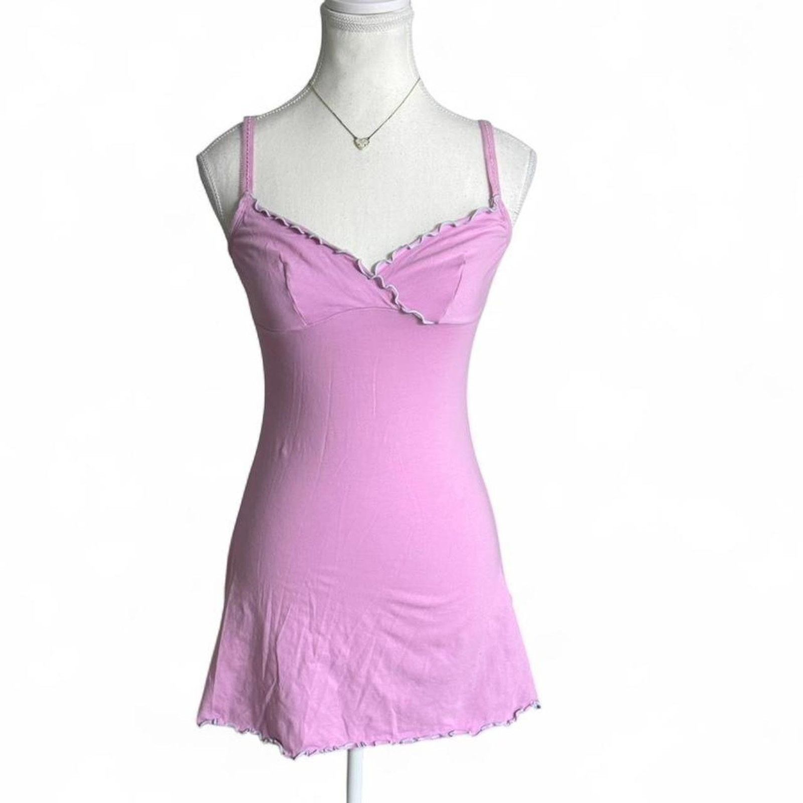 Other Jasmine & Gingers Baby Doll Pink Dress Size Medium 94%Cotton Size M / US 6-8 / IT 42-44 - 1 Thumbnail