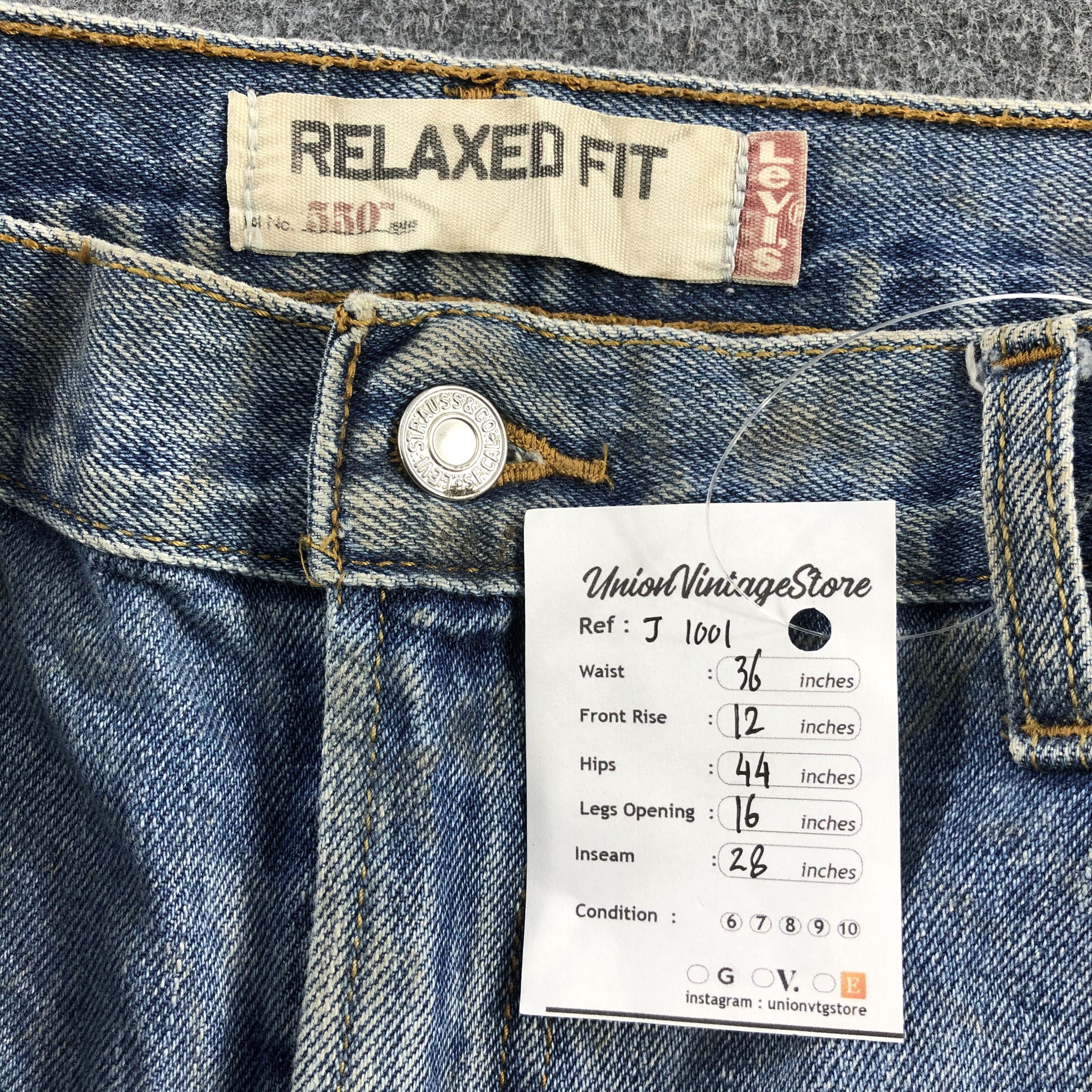 Levi's Rusty Vintage Levis Jeans Lot 550 Faded Blue Denim-J1001 Size US 36 / EU 52 - 11 Thumbnail