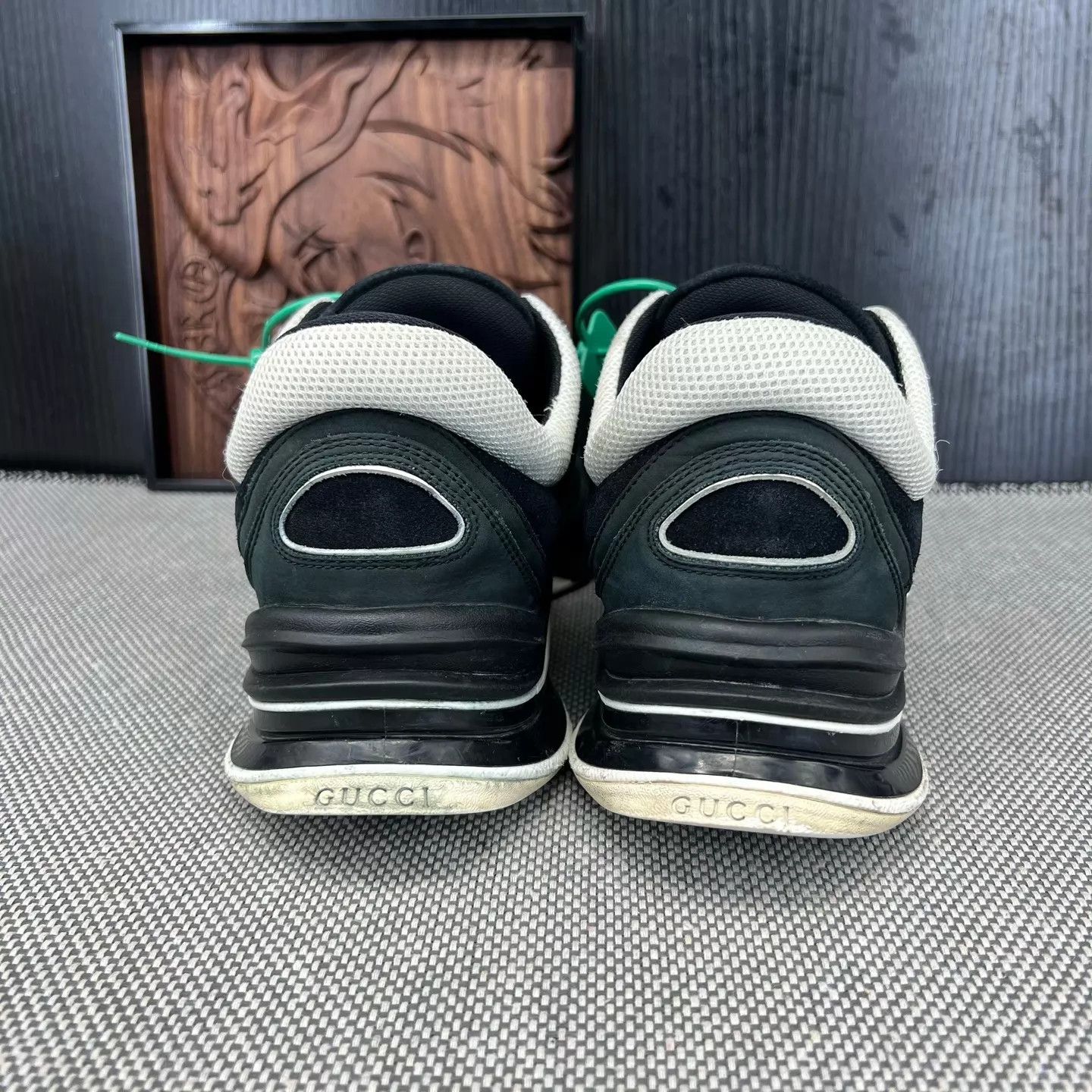 Gucci Gucci Run Black & White 41.5 Box Size US 8.5 / EU 41-42 - 4 Thumbnail