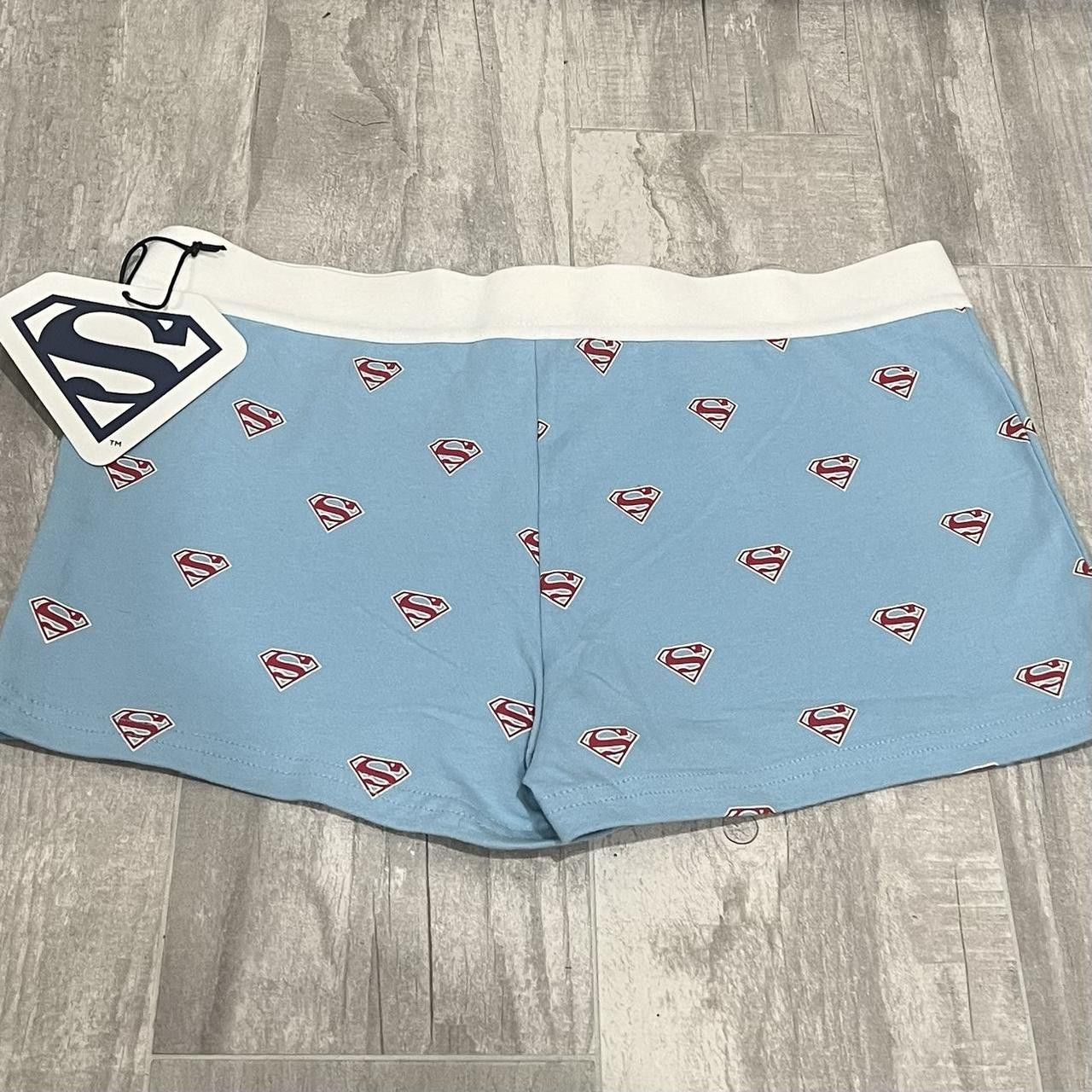 DC Comics LIMITED EDITION: Red Foldover Superman Shorts Size 30" / US 8 / IT 44 - 2 Thumbnail