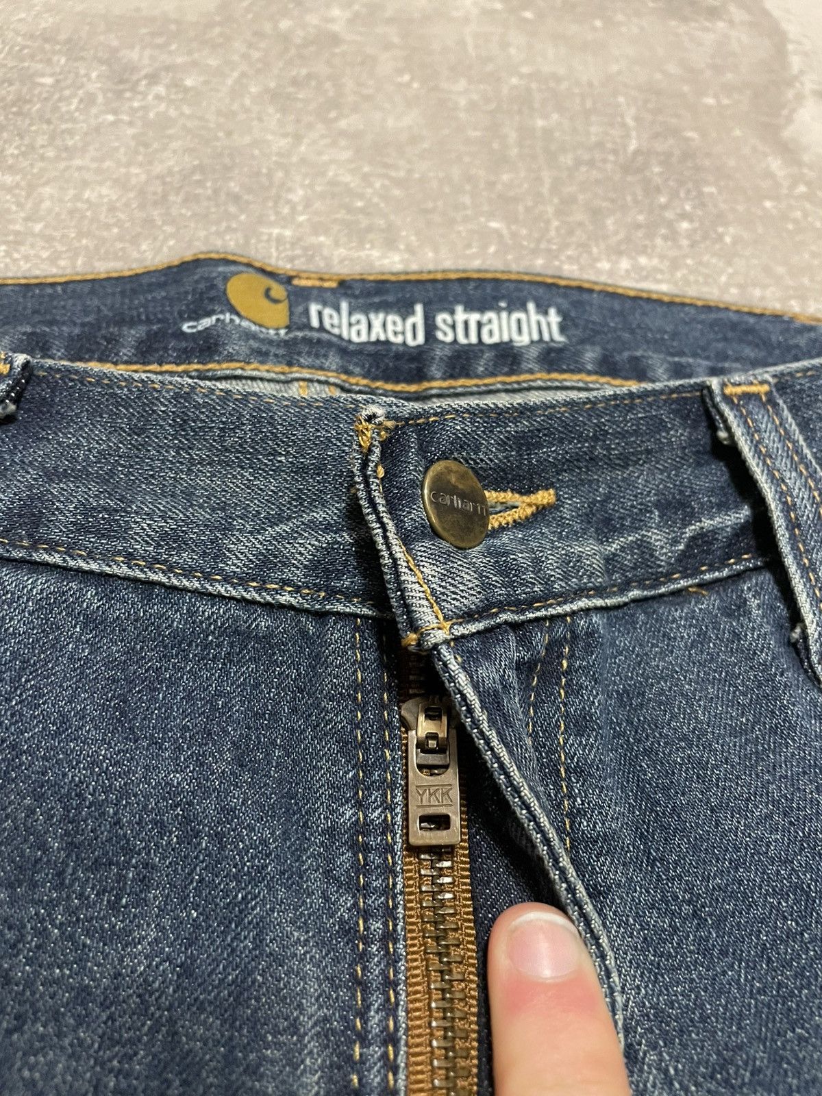 Carhartt × Vintage Vintage Carhartt Denim Relaxed Jeans 36/34 Size US 36 / EU 52 - 14 Thumbnail