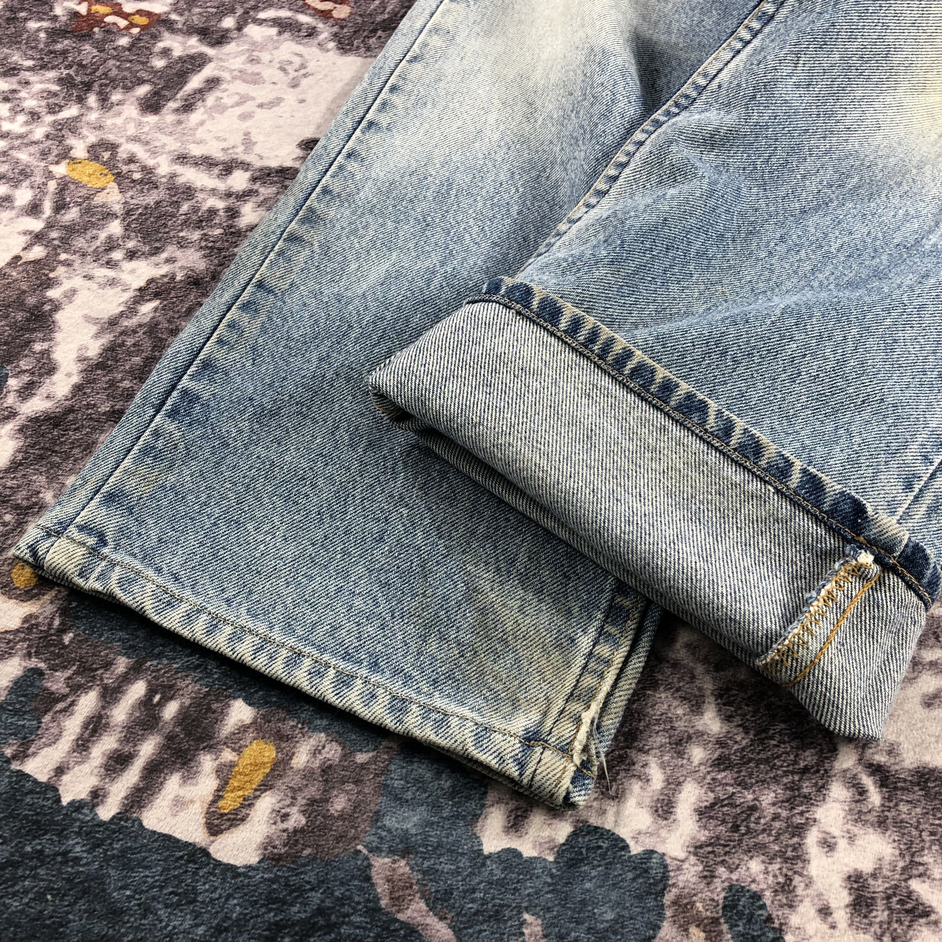 Levi's × Vintage Vintage 90s Blue Wash Levis 505 Jeans-JM2174 Size US 33 - 8 Thumbnail